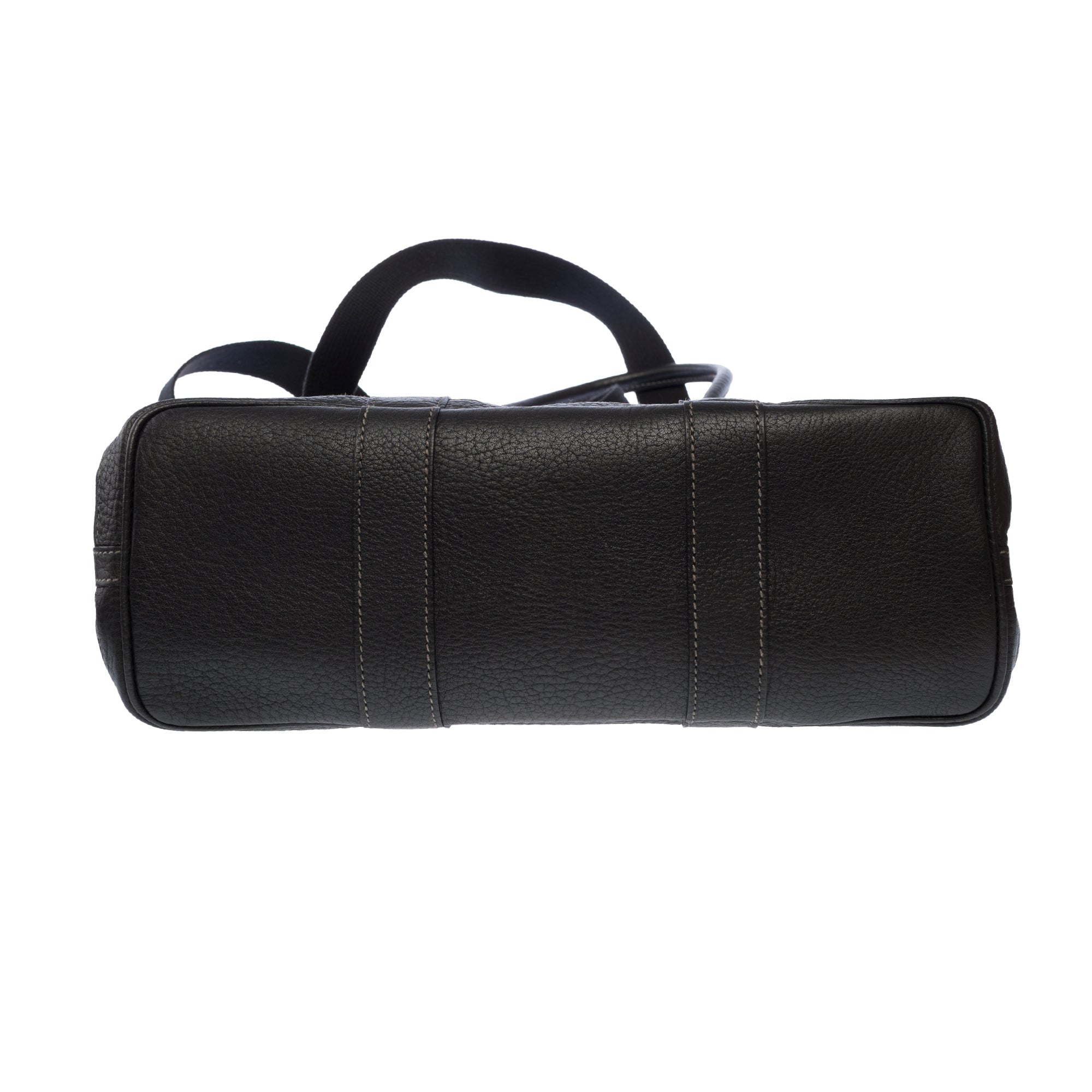 Sac HERMES Garden Party en Toile Noir - 103608