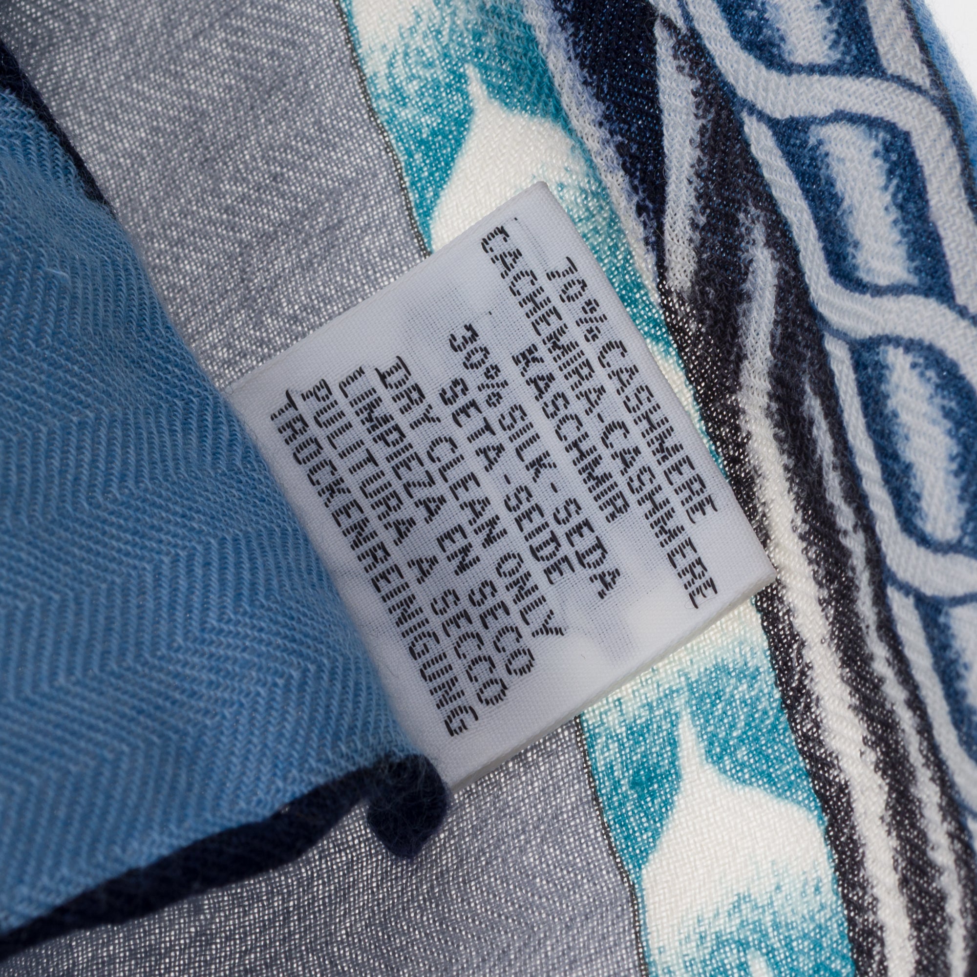 Accessoire HERMES Chale 140 en Cachemire Bleu - 103606