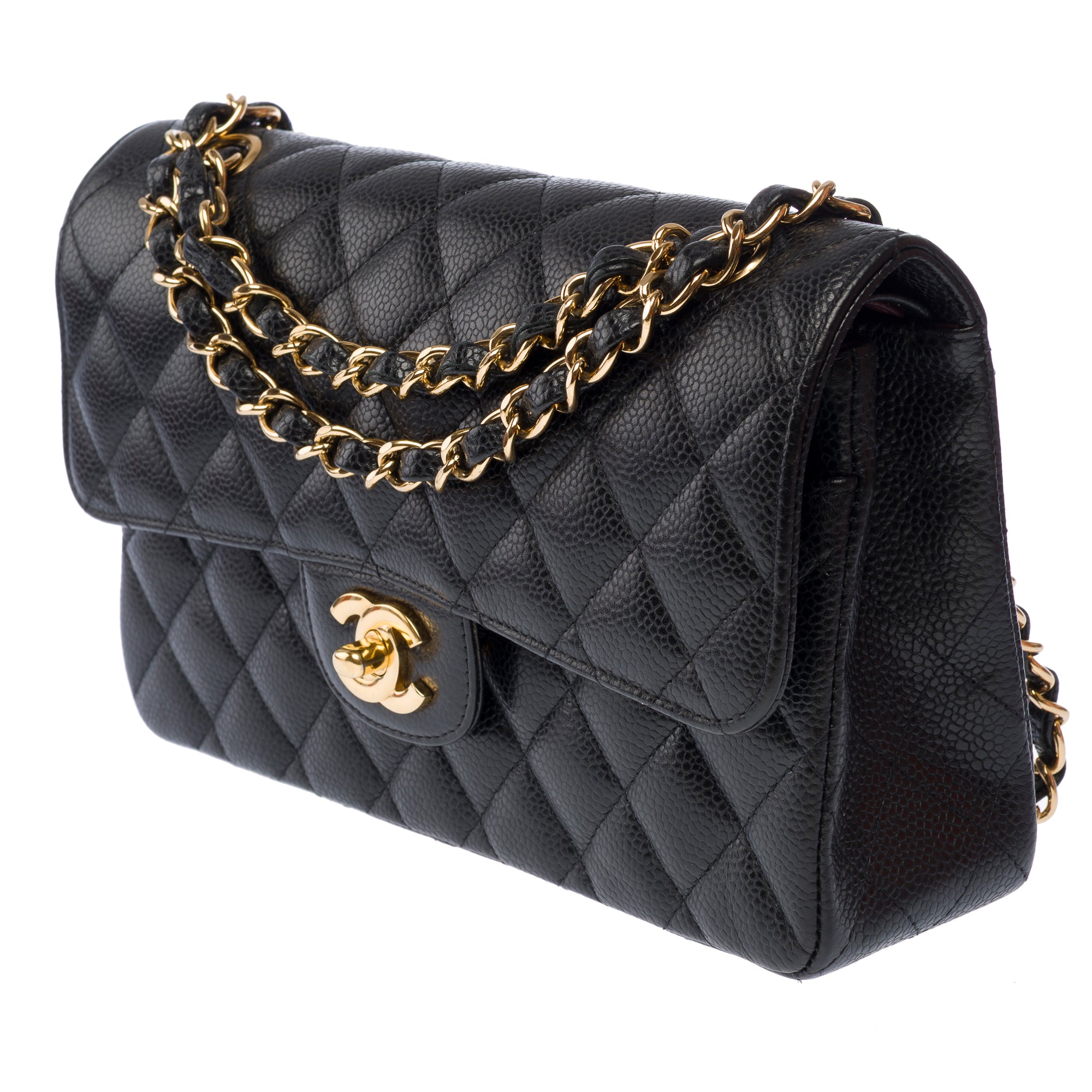 Sac CHANEL Timeless/Classique en Cuir Noir - 103633