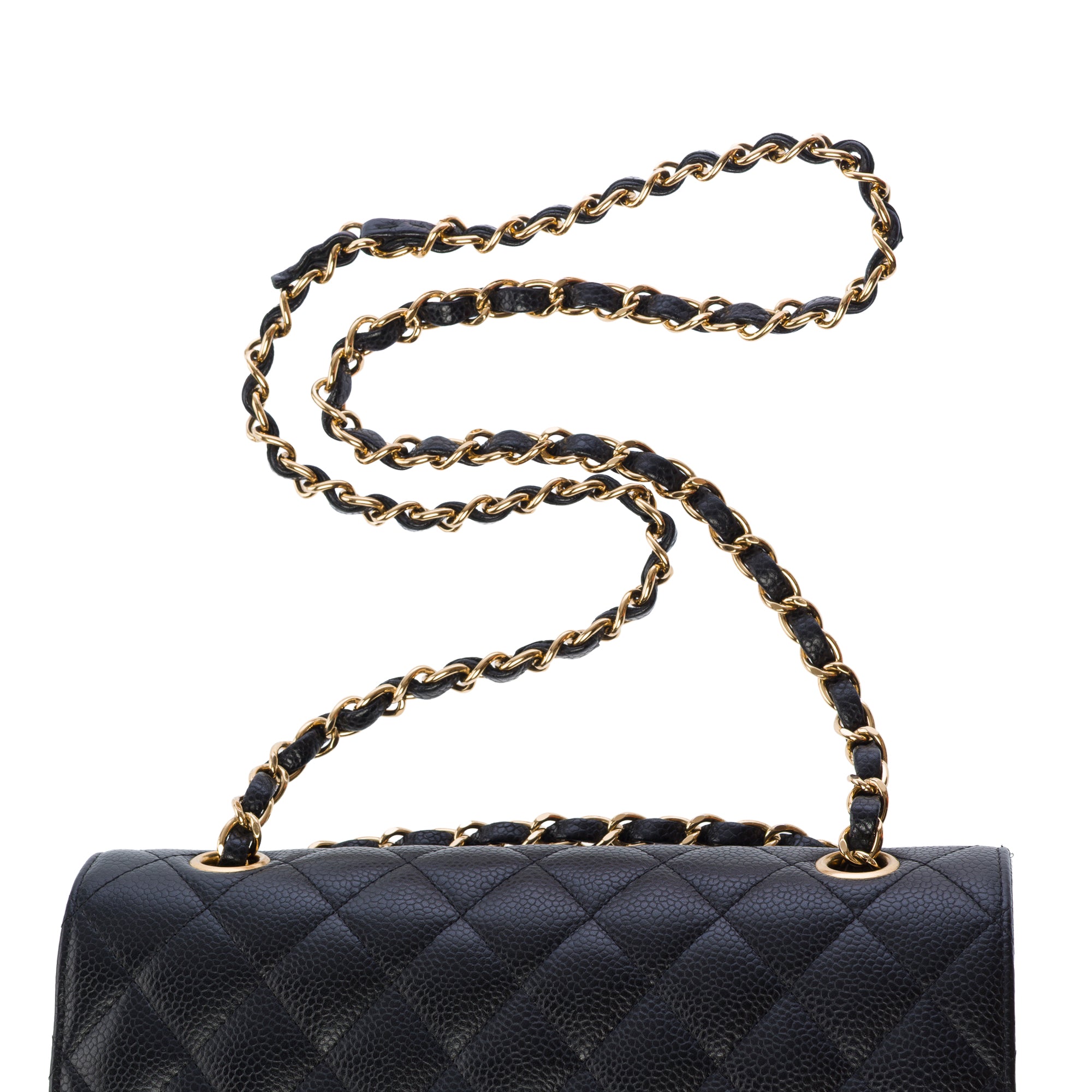 Sac CHANEL Timeless/Classique en Cuir Noir - 103633