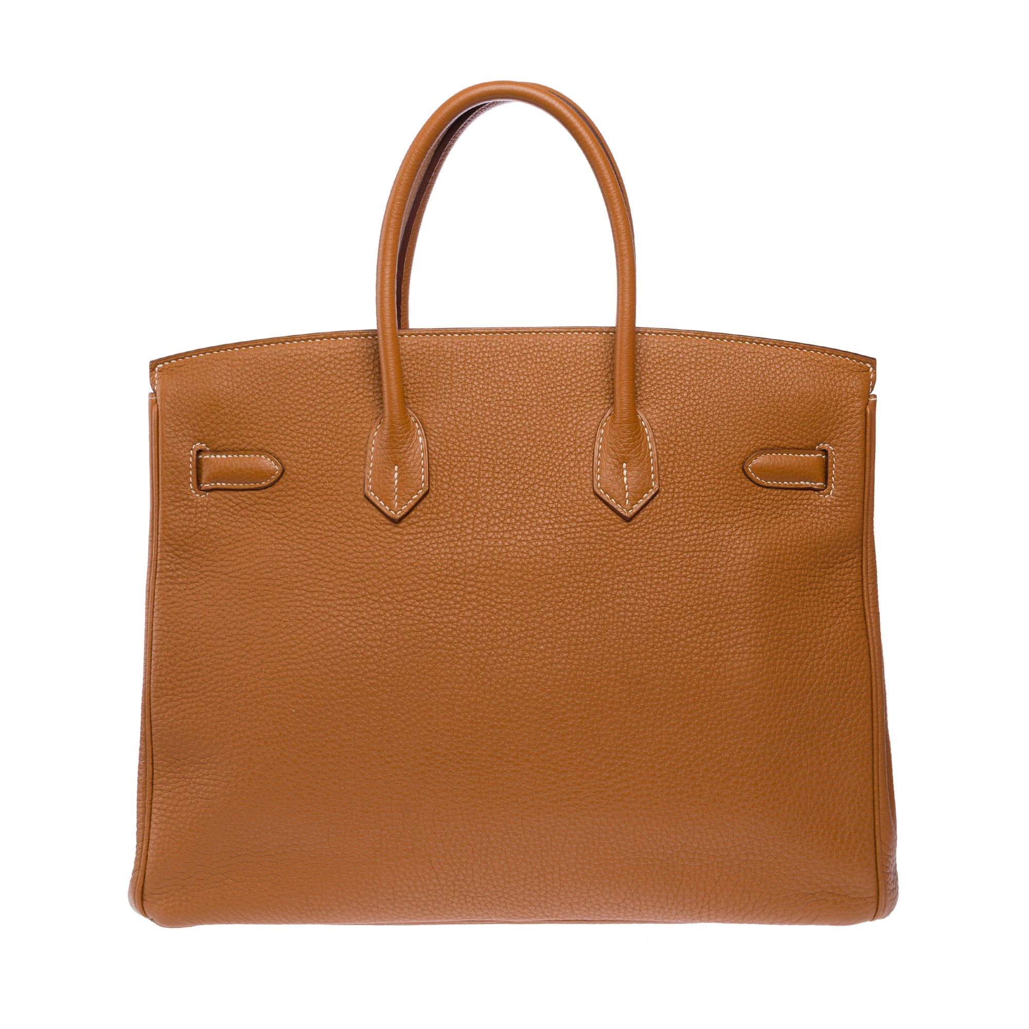Sac HERMES Birkin 35 en Cuir Doré - 103647