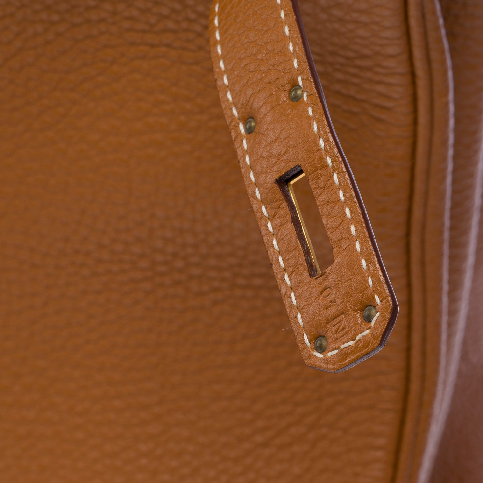Sac HERMES Birkin 35 en Cuir Doré - 103647