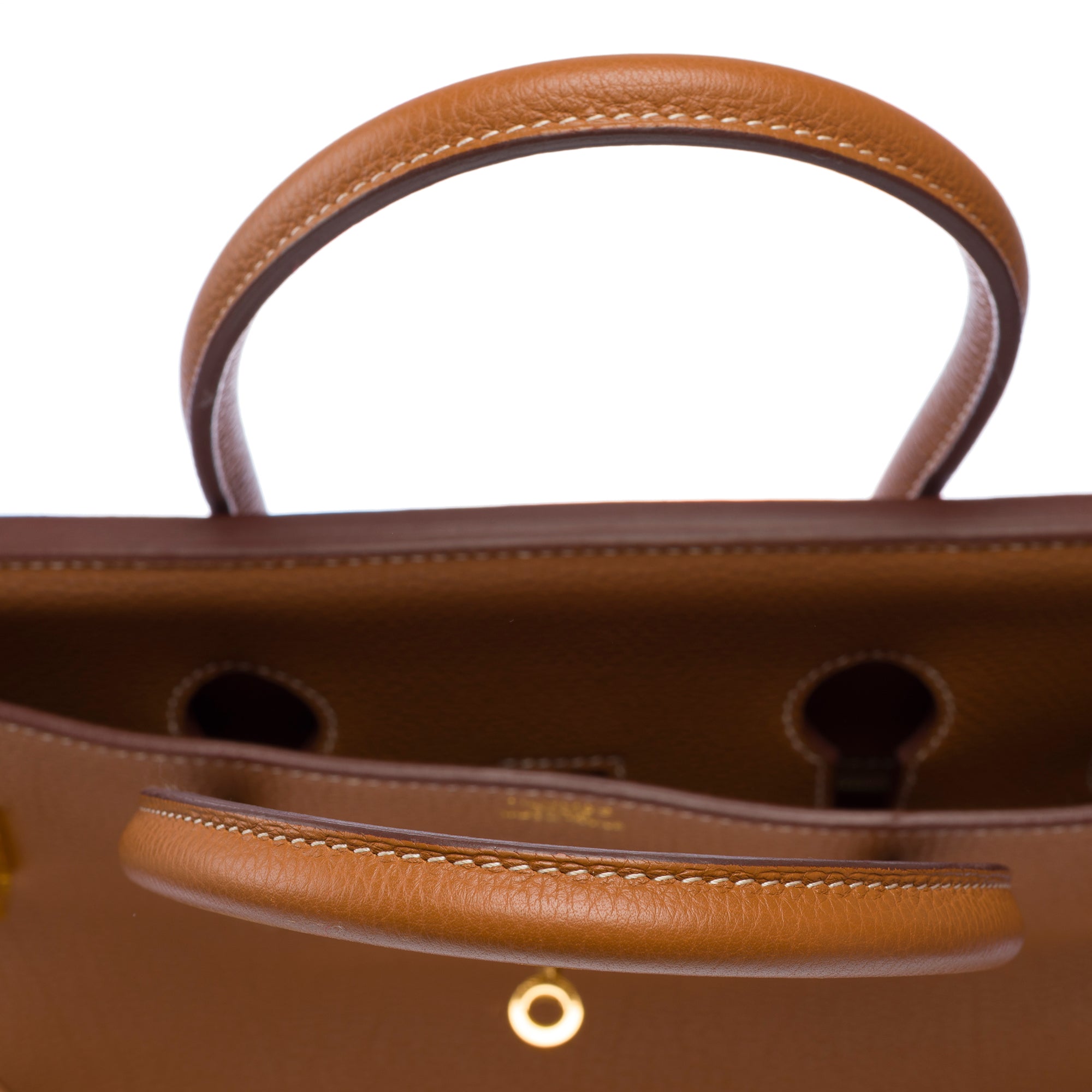 Sac HERMES Birkin 35 en Cuir Doré - 103647