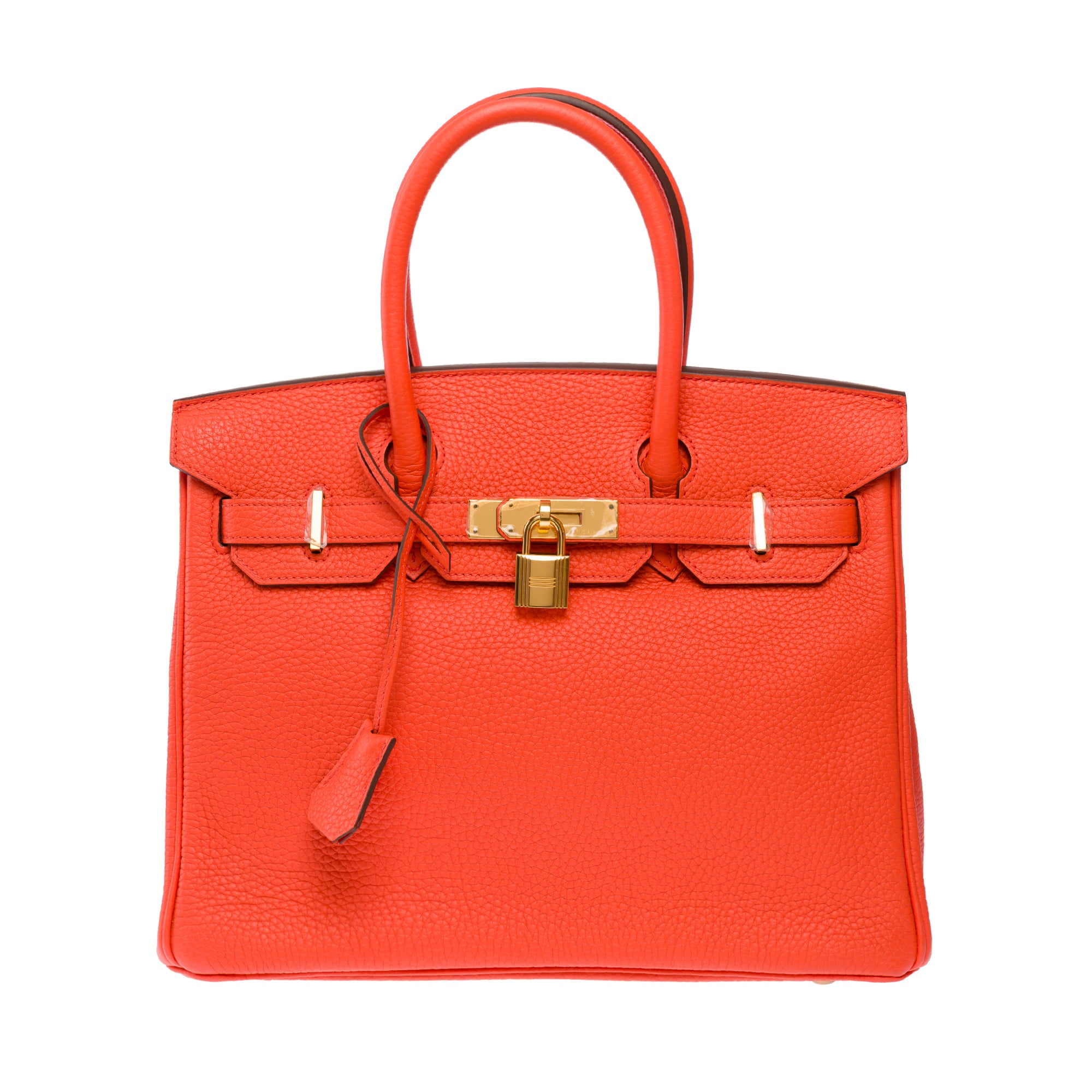Sac HERMES Birkin 30 en Cuir Orange - 103648