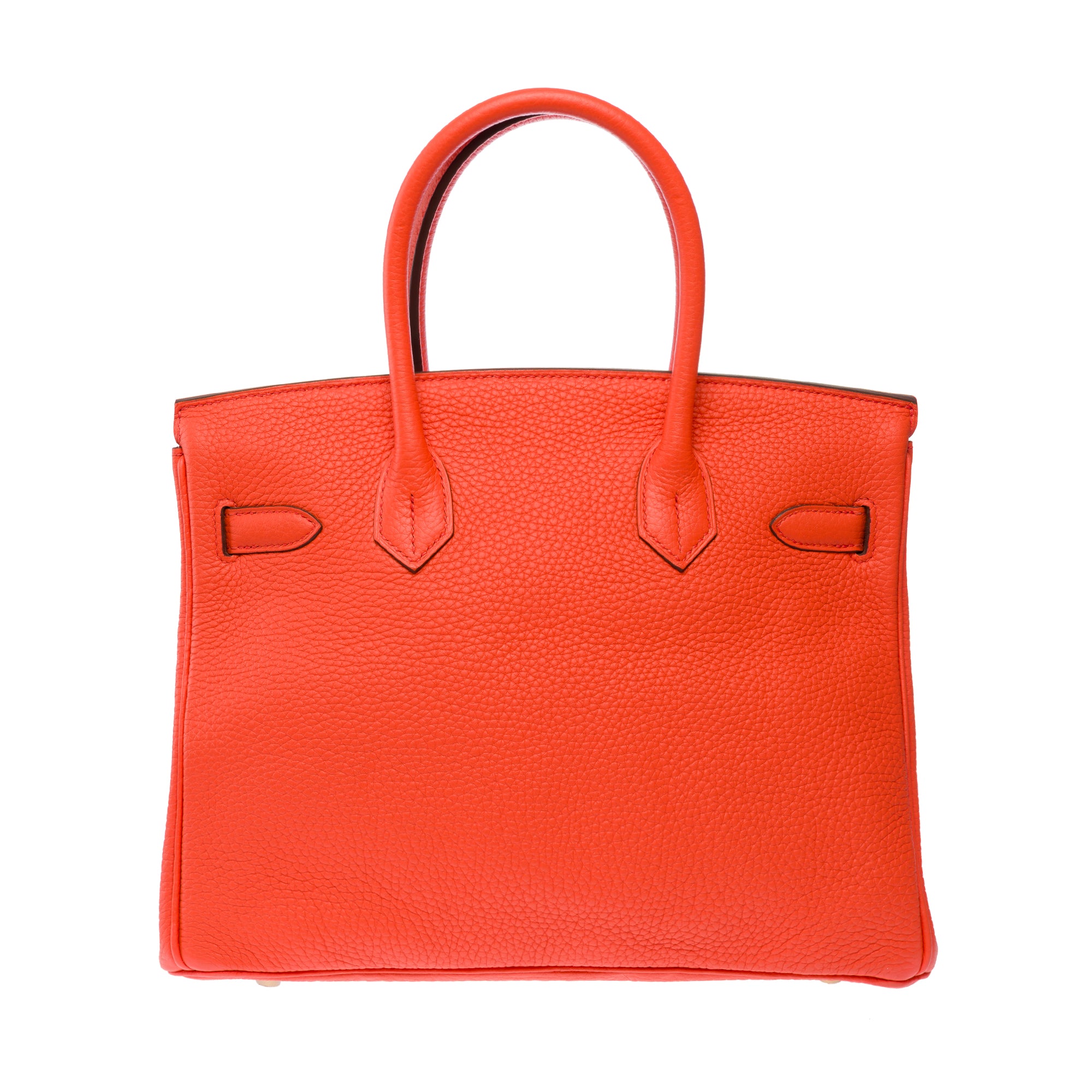 Sac HERMES Birkin 30 en Cuir Orange - 103648