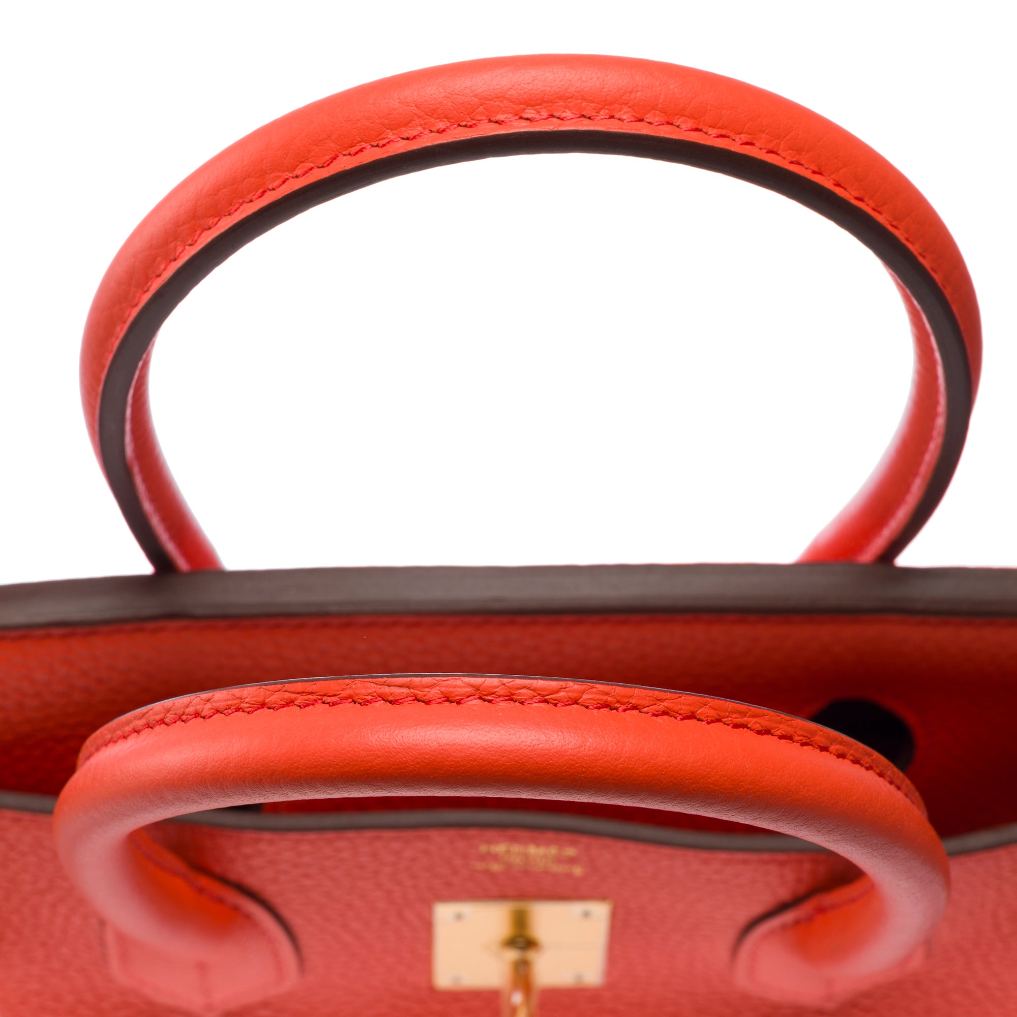 Sac HERMES Birkin 30 en Cuir Orange - 103648