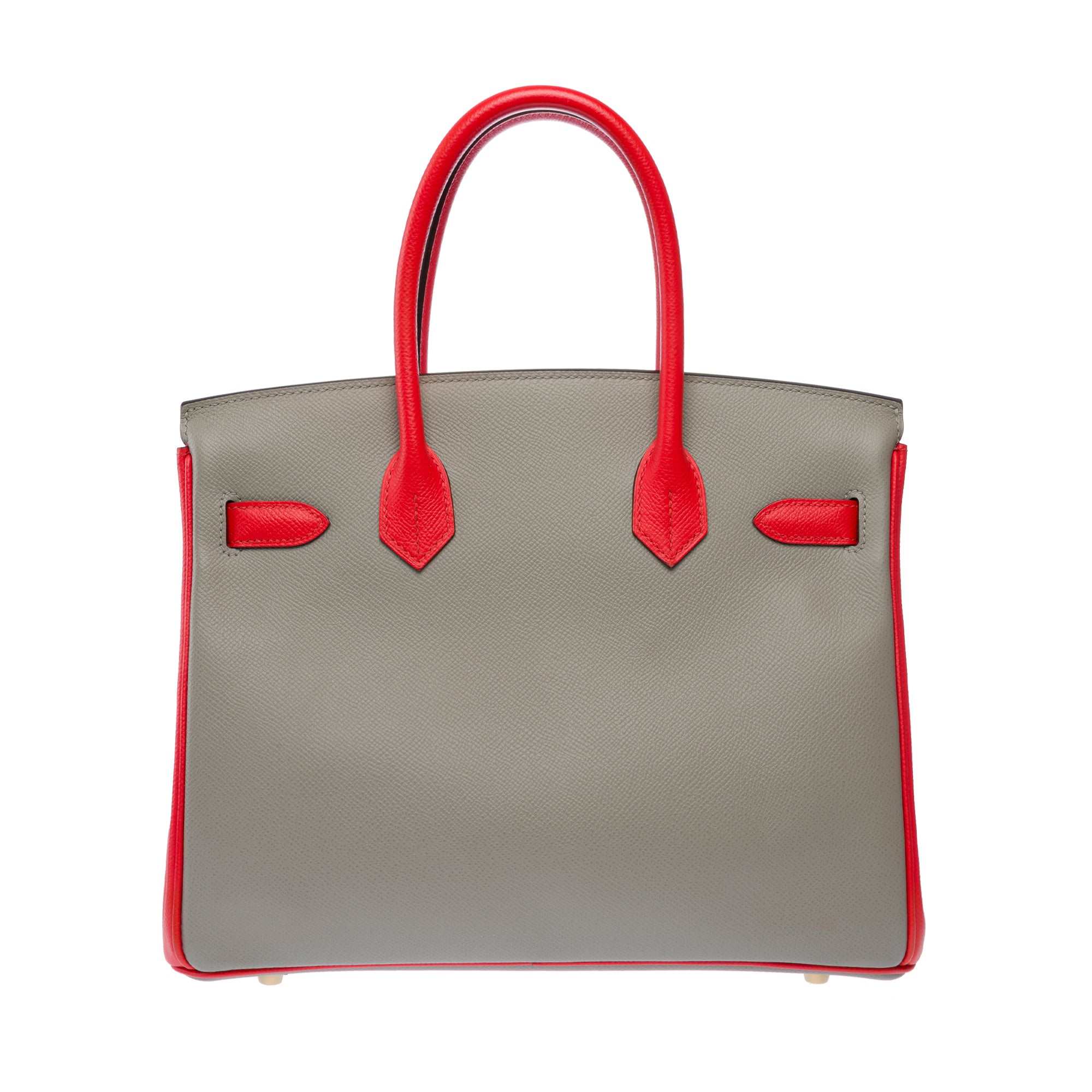 Sac HERMES Birkin 30 en Cuir Gris - 103649