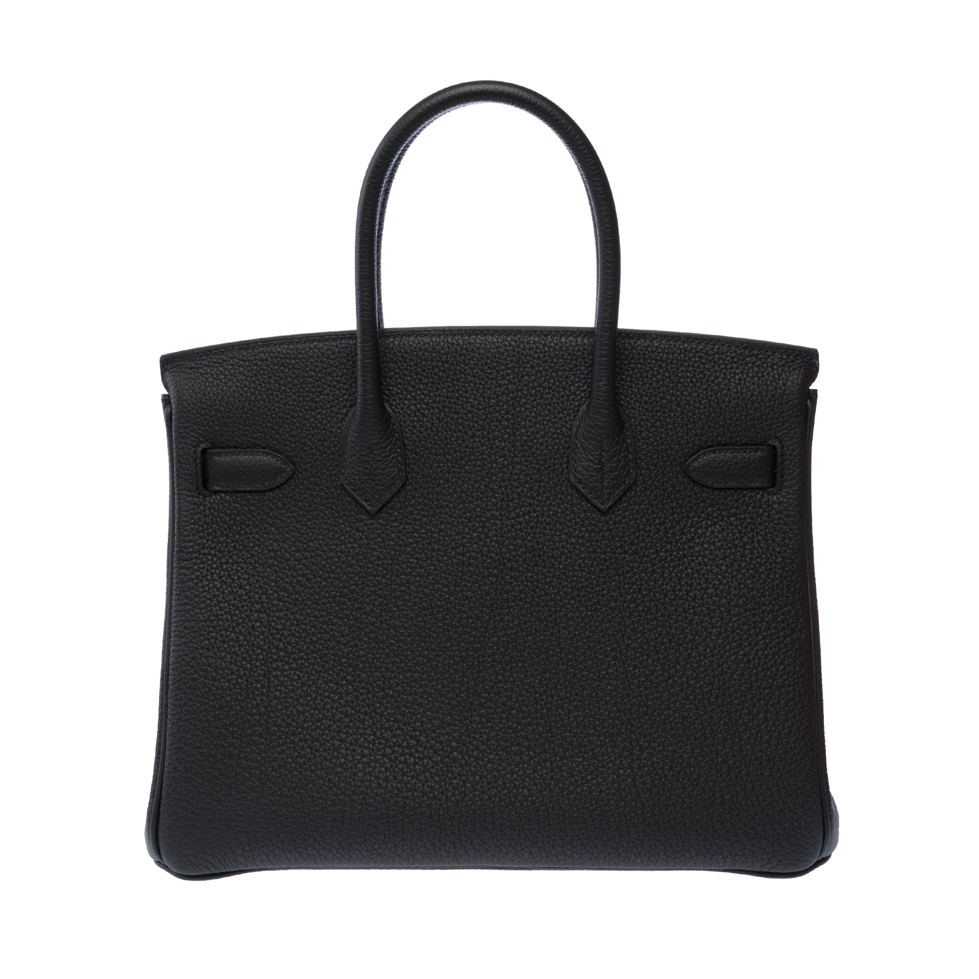 Sac HERMES Birkin 30 en Cuir Noir - 103652