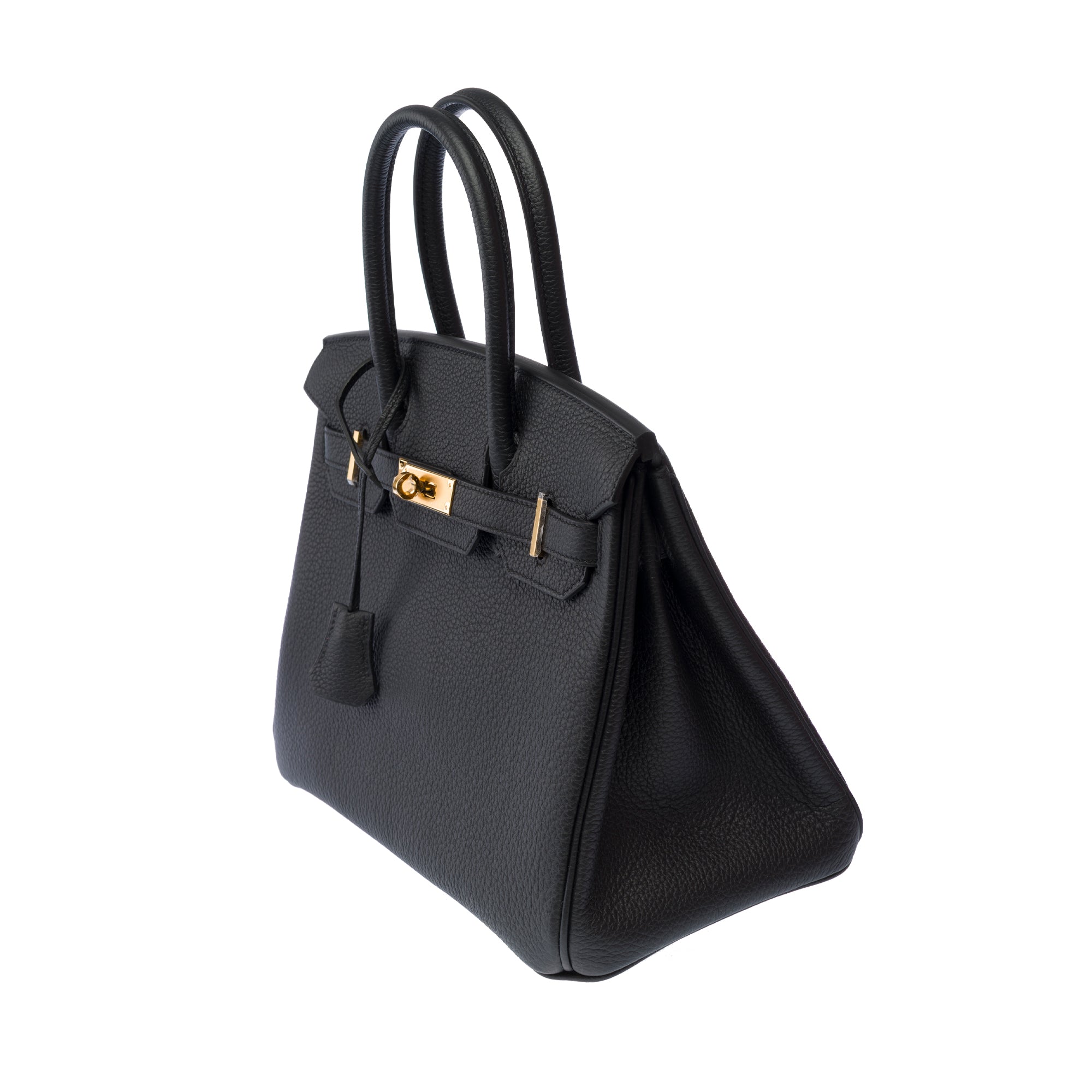 Sac HERMES Birkin 30 en Cuir Noir - 103652