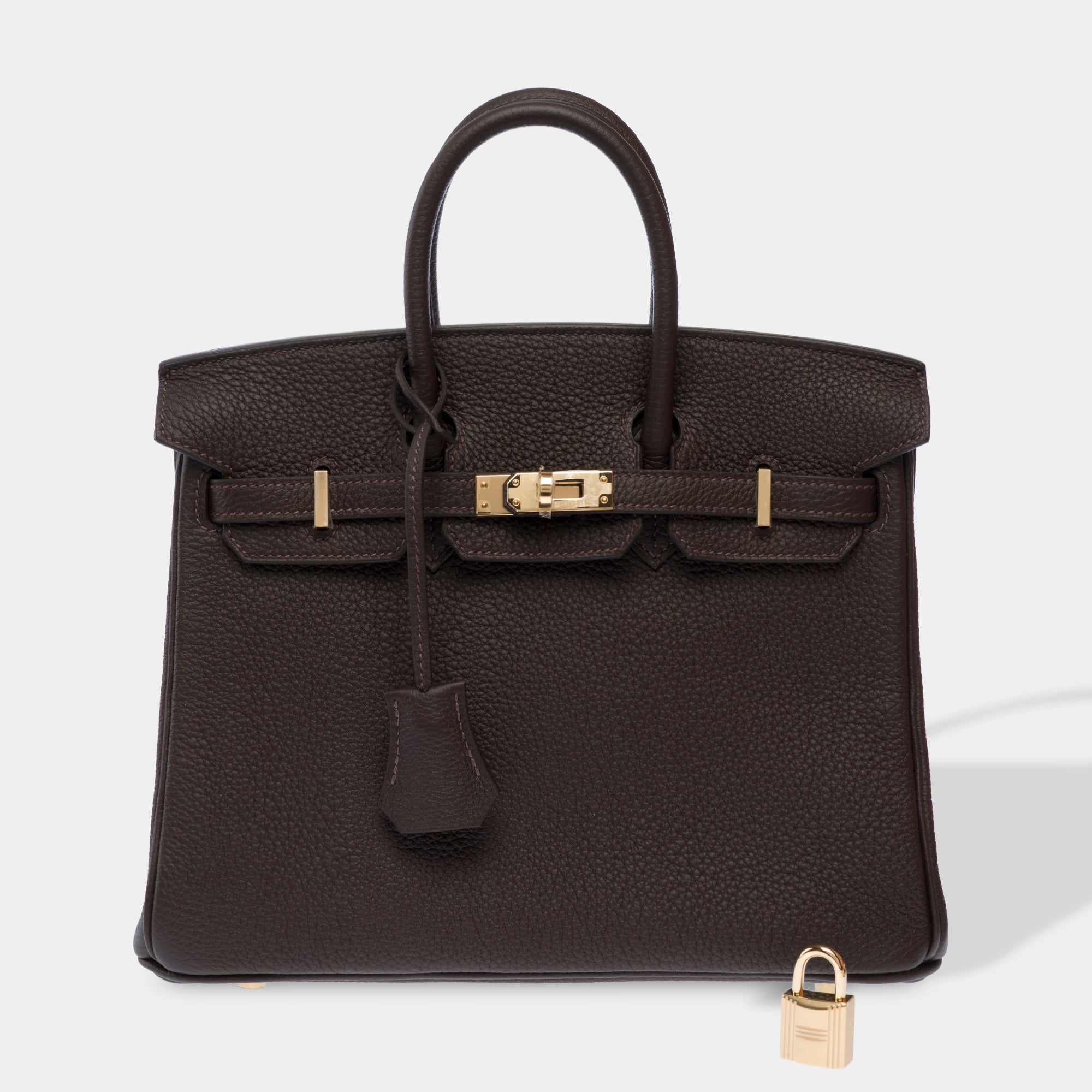Sac HERMES Birkin 25 en Cuir Marron - 103601