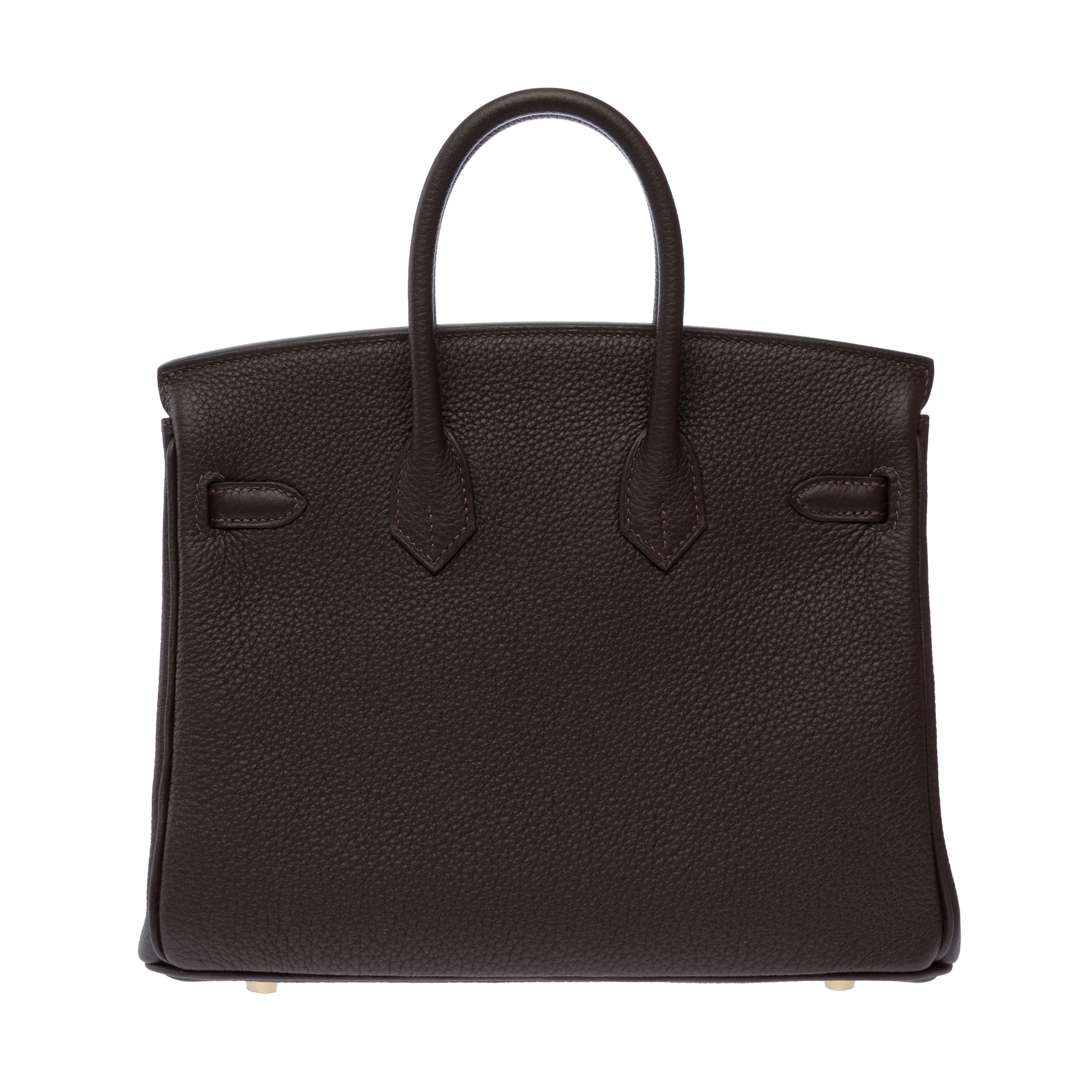 Sac HERMES Birkin 25 en Cuir Marron - 103601
