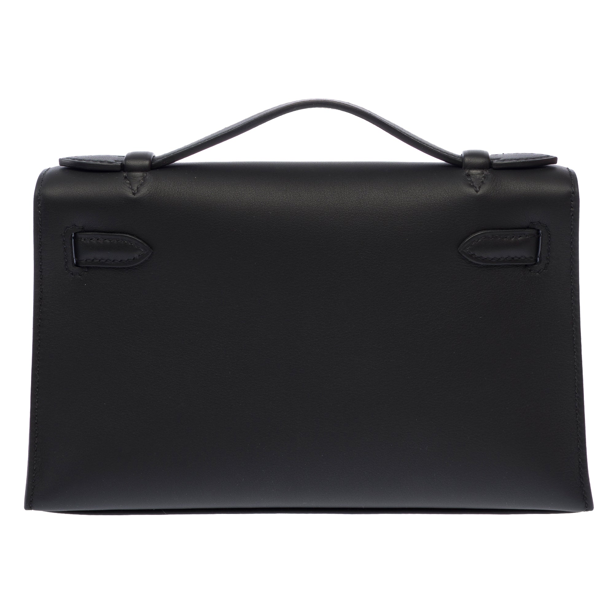Sac HERMES Kelly Mini en Cuir Noir - 103661