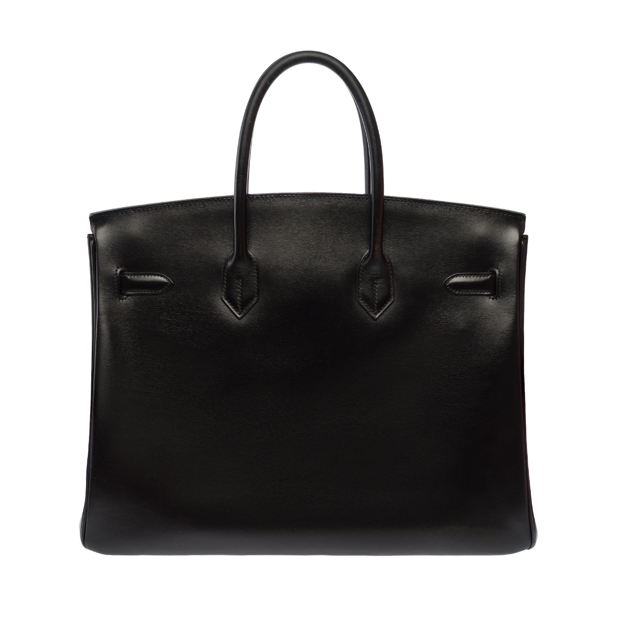 Sac HERMES Birkin 35 en Cuir Noir - 103674