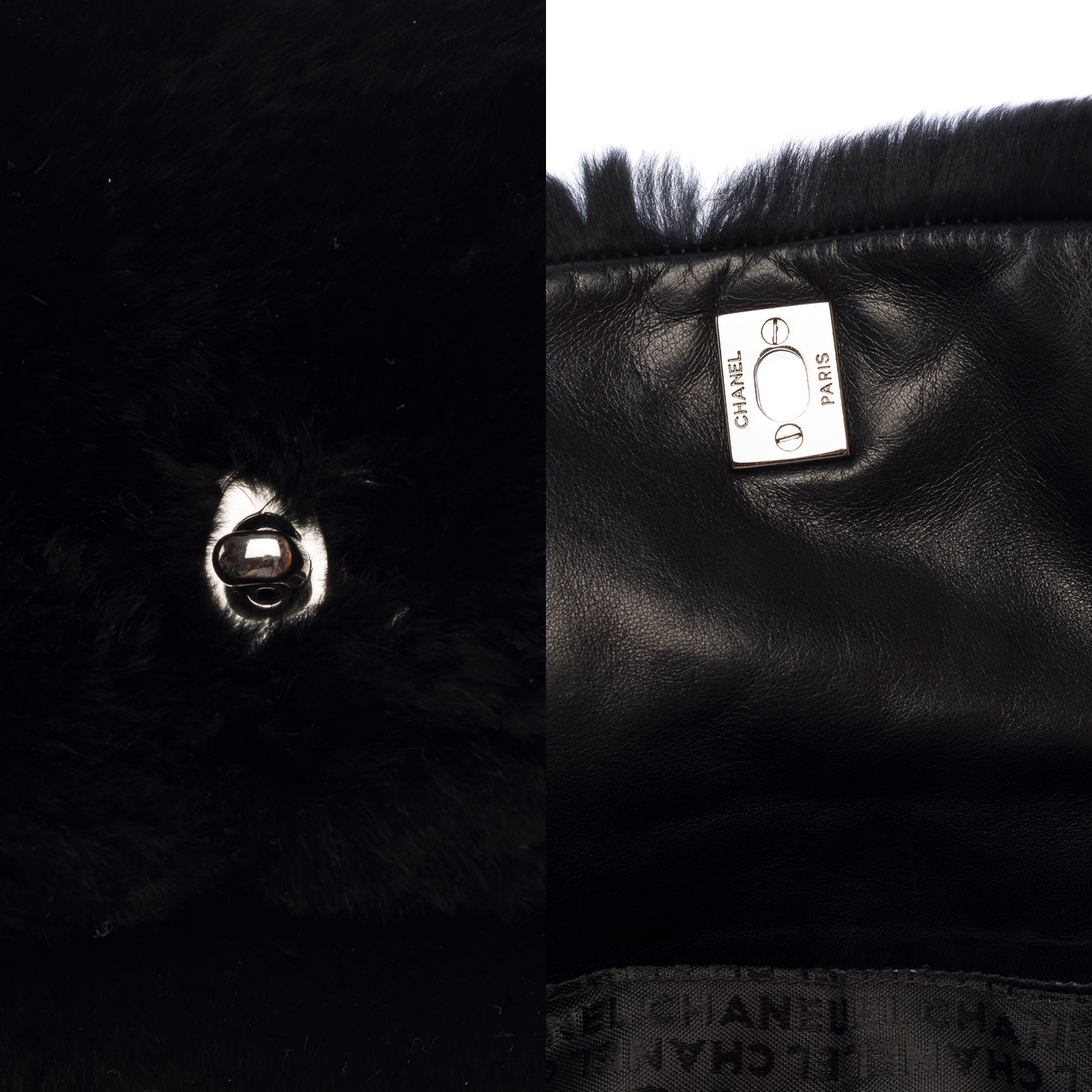 Sac CHANEL en Fourrure Noir - 103669