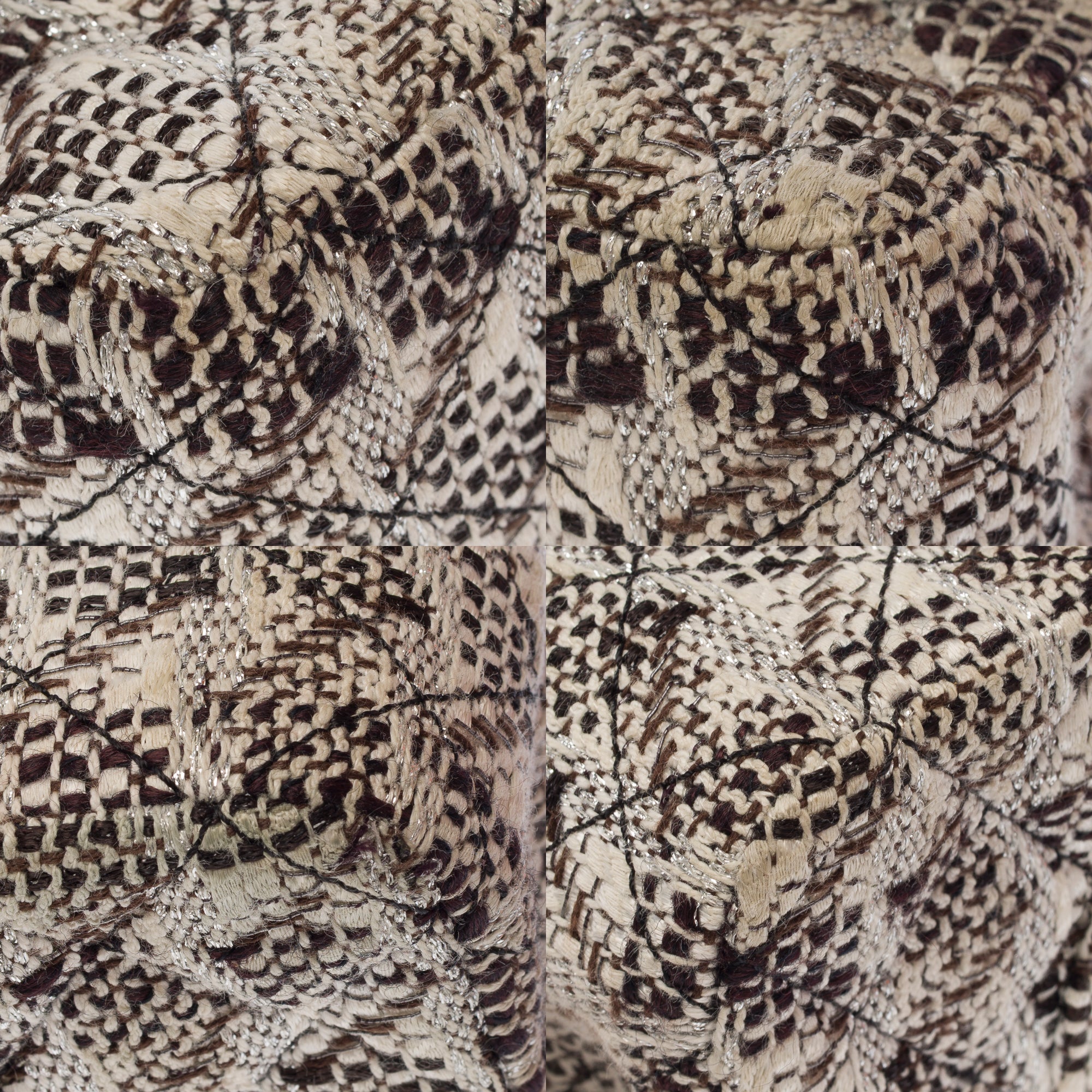Sac CHANEL Timeless/Classique en Tweed Blanc - 103675