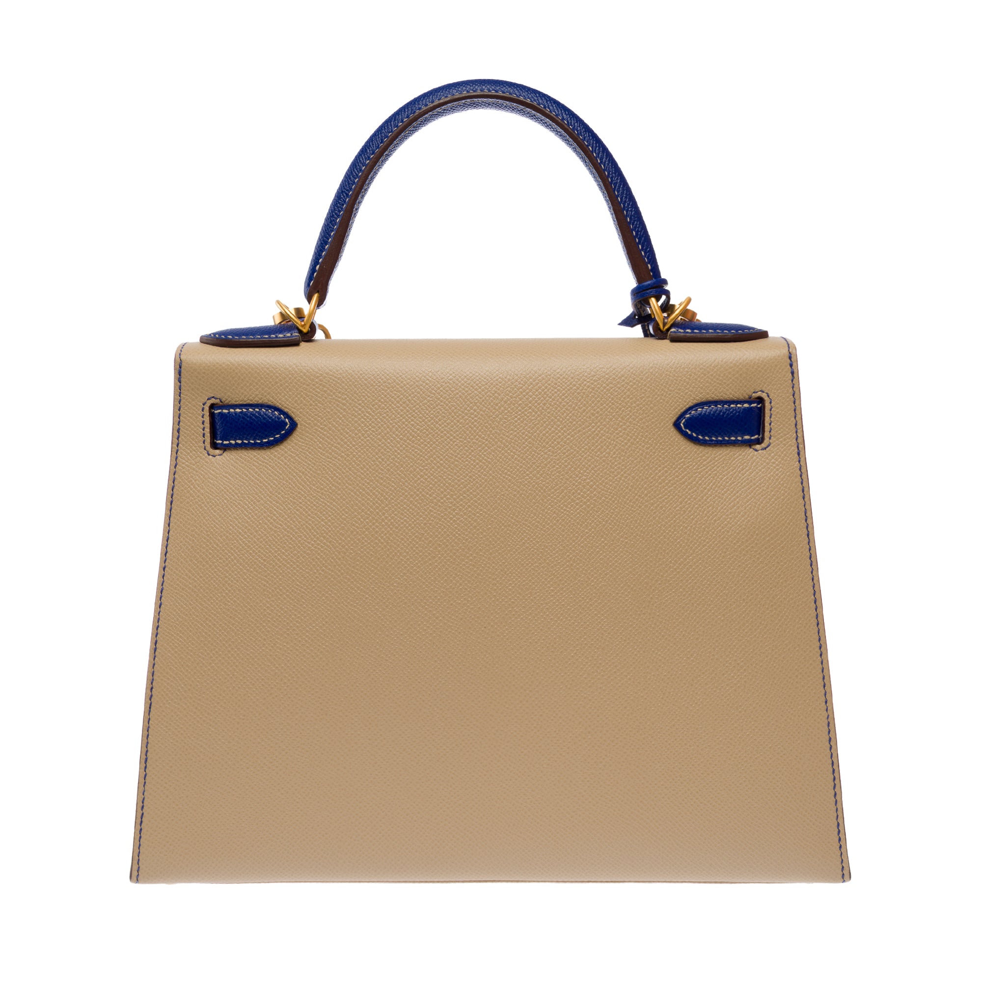 Sac HERMES Kelly 28 en Cuir Beige - 103679
