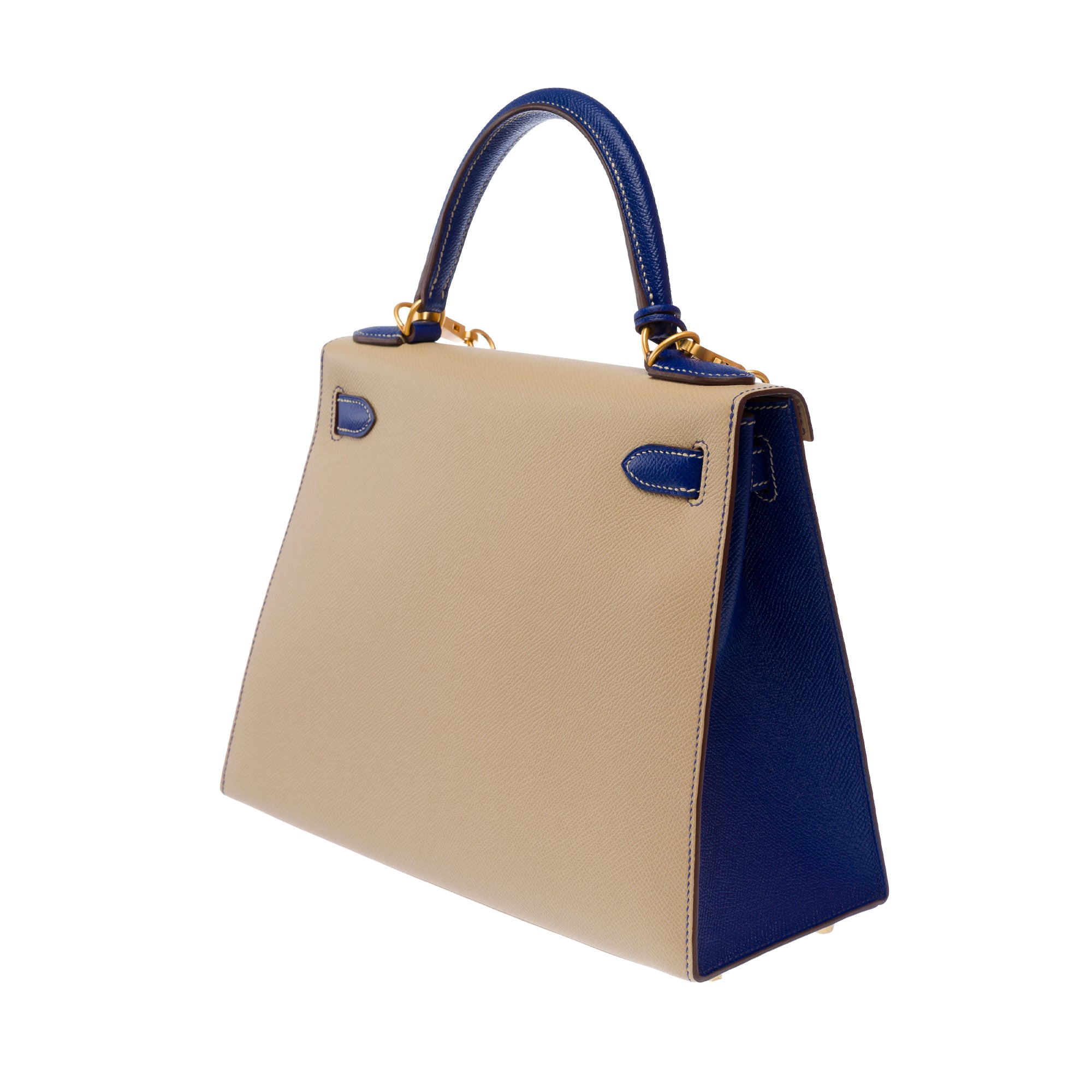 Sac HERMES Kelly 28 en Cuir Beige - 103679