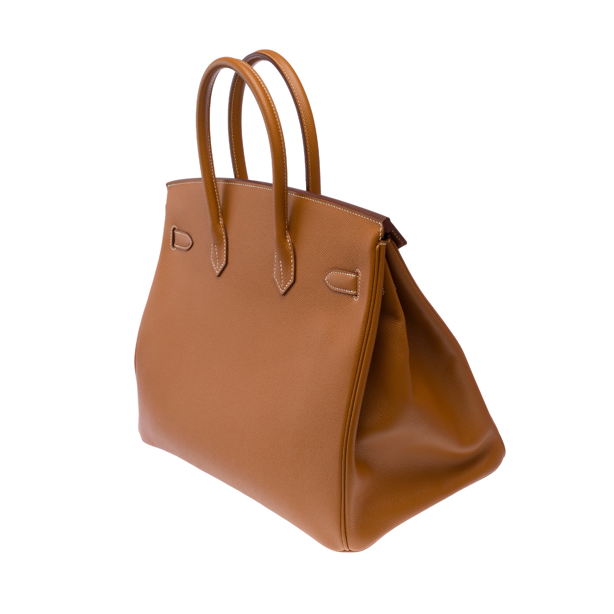 Sac HERMES Birkin 35 en Cuir Doré - 103677