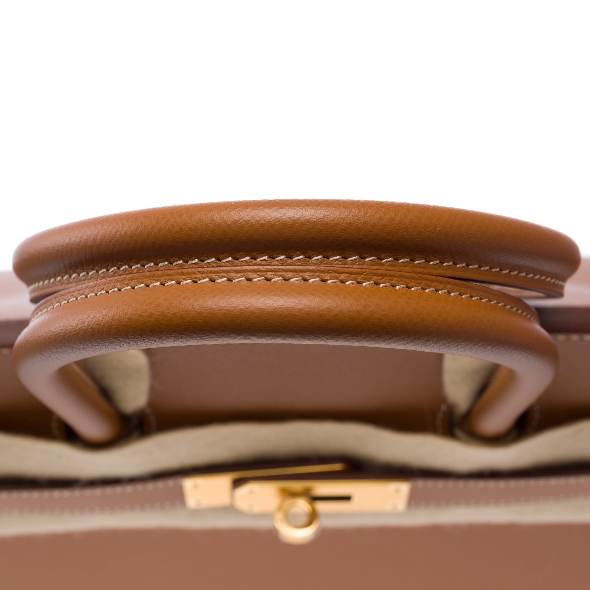 Sac HERMES Birkin 30 en Cuir Doré - 103685