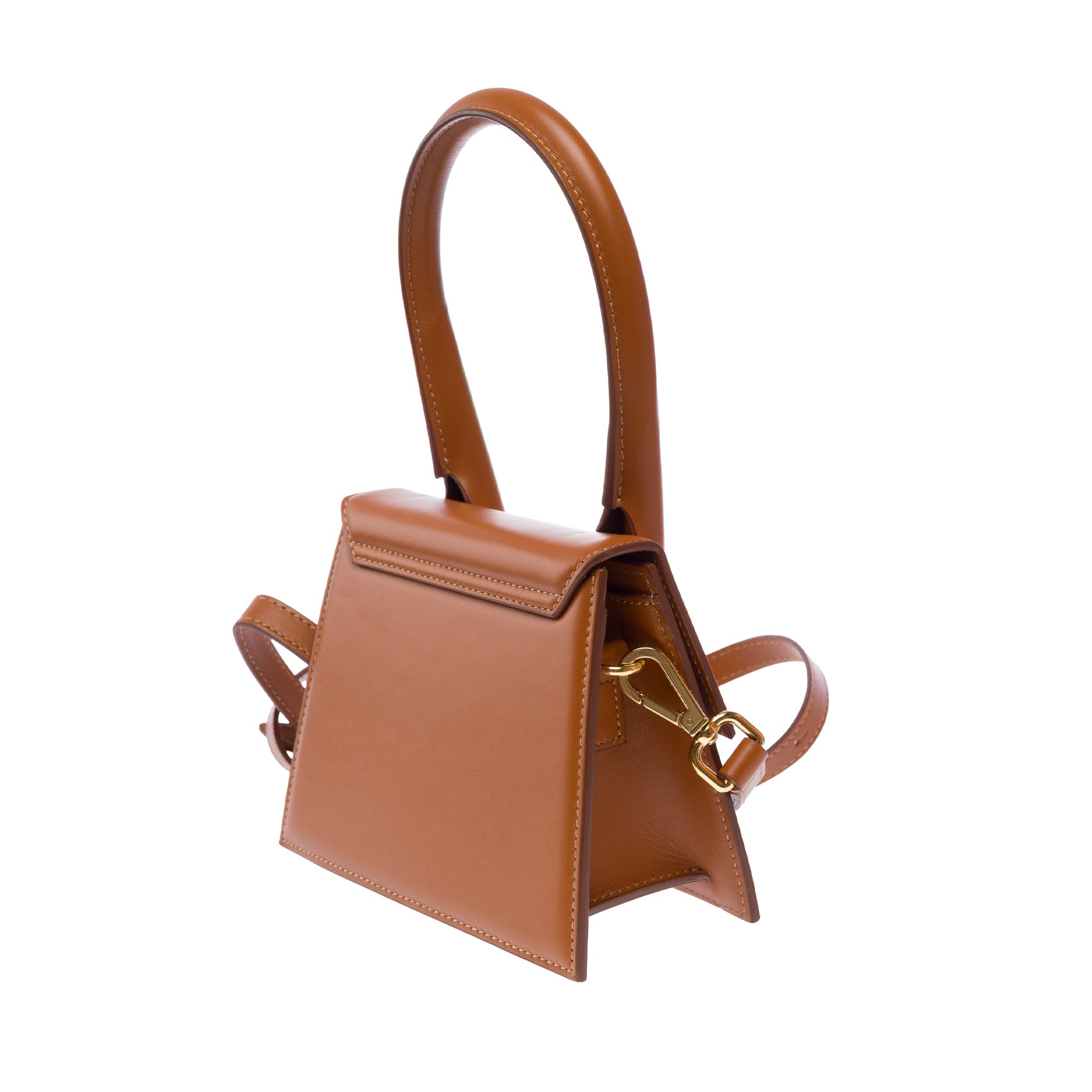 Sac JACQUEMUS Chiquito en Cuir Doré - 103663