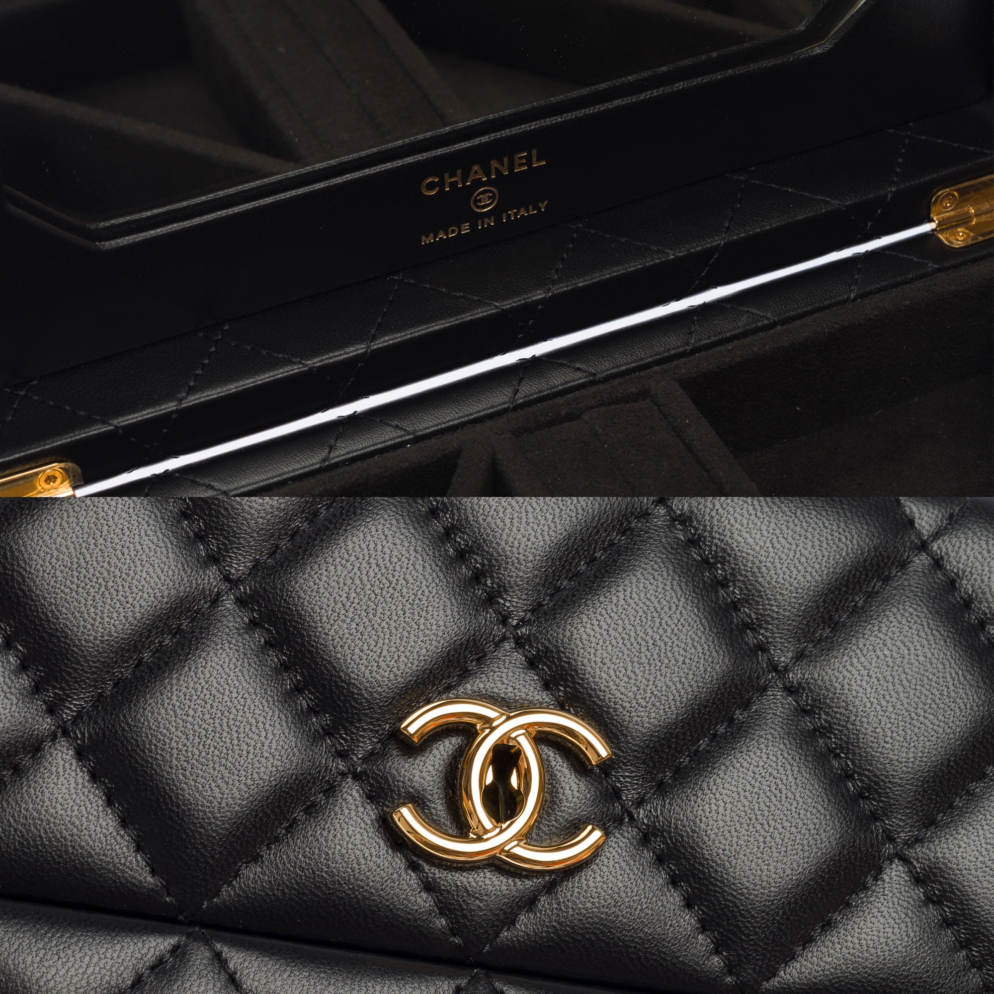 Sac CHANEL en Cuir Noir - 103670