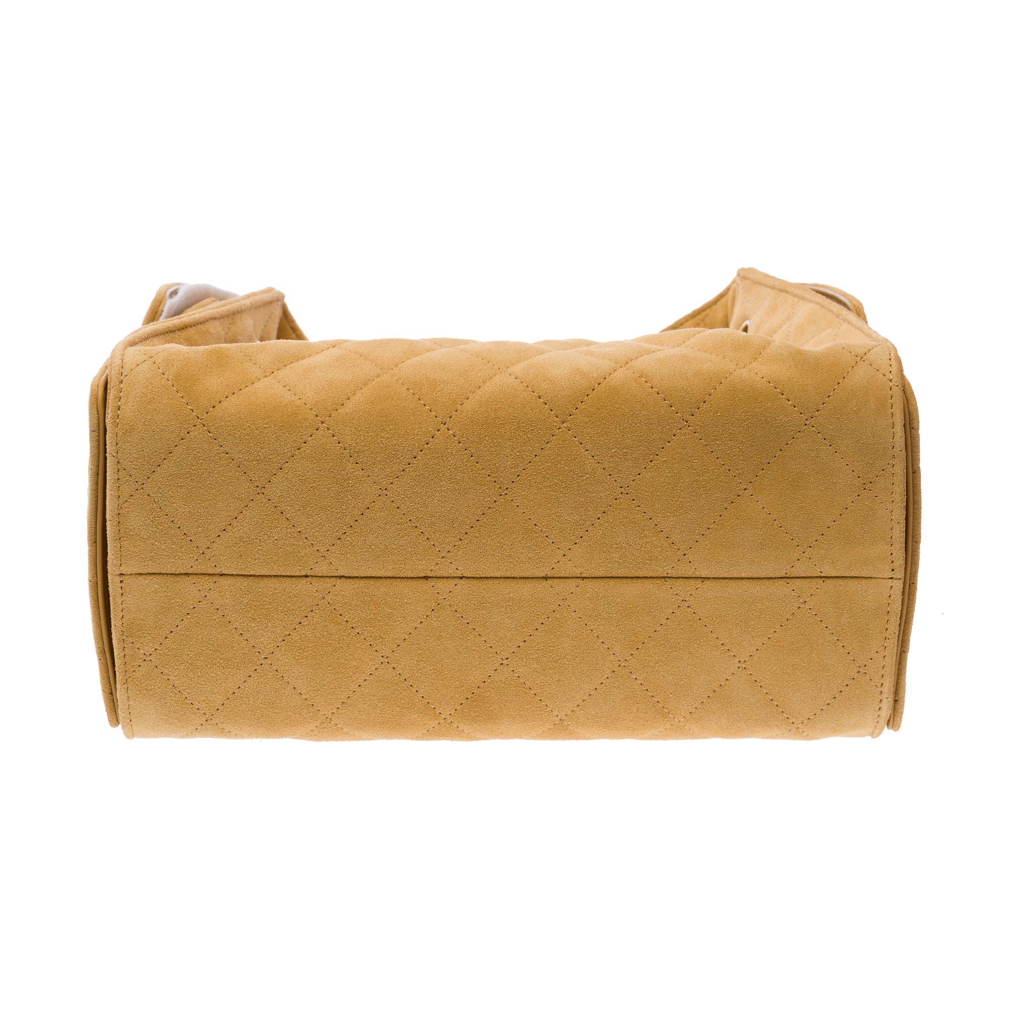 Sac CHANEL en Suède Beige - 103676