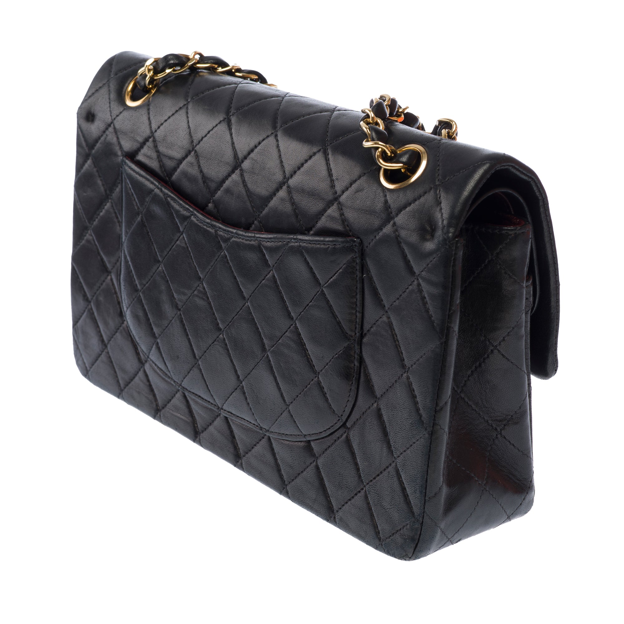 Sac CHANEL Timeless/Classique en Cuir Noir - 103680