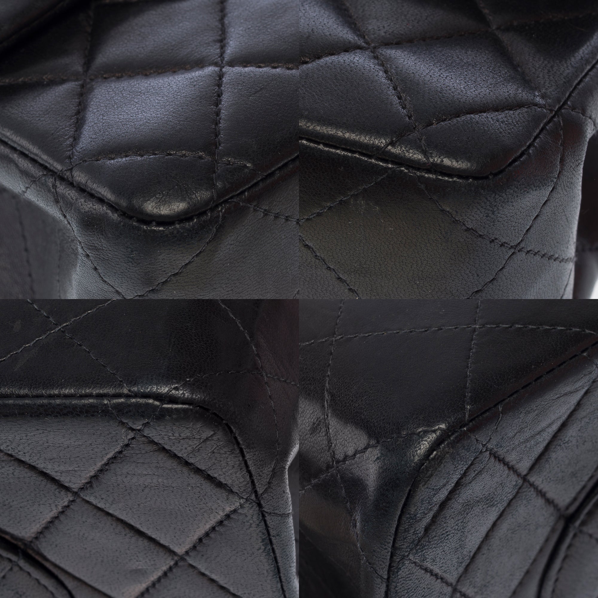 Sac CHANEL Timeless/Classique en Cuir Noir - 103680