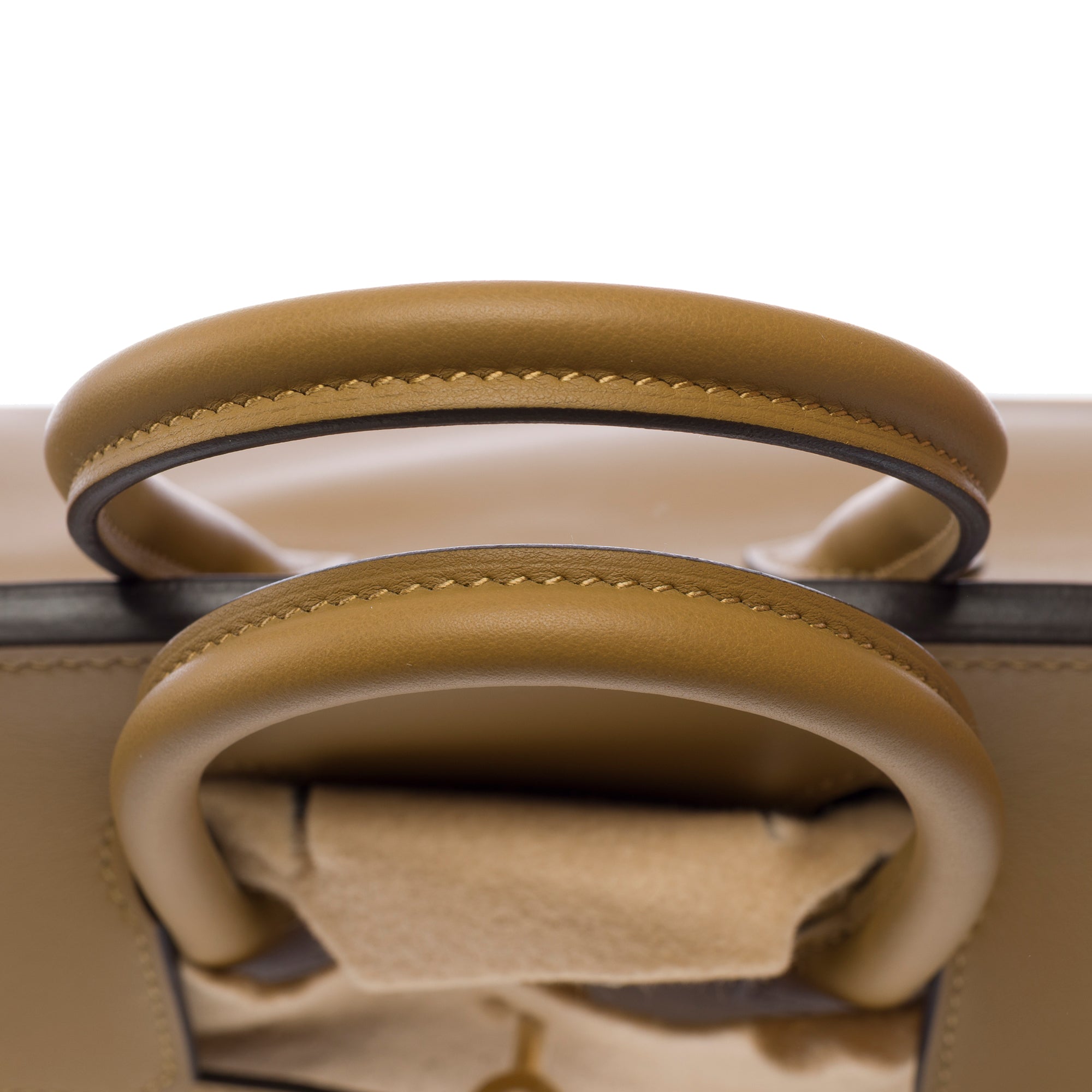 Sac HERMES Birkin 25 en Cuir Beige - 103683