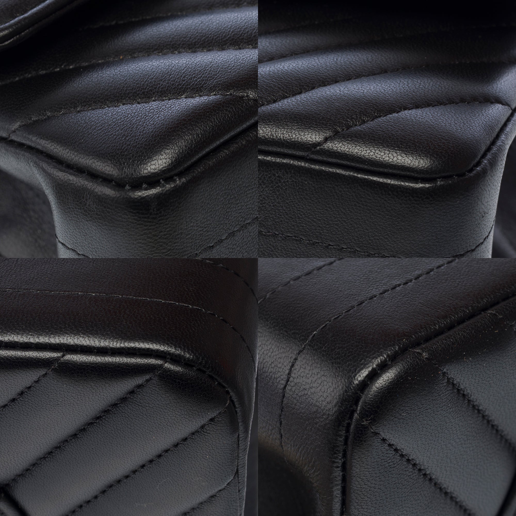 Sac CHANEL Timeless/Classique en Cuir Noir - 103687