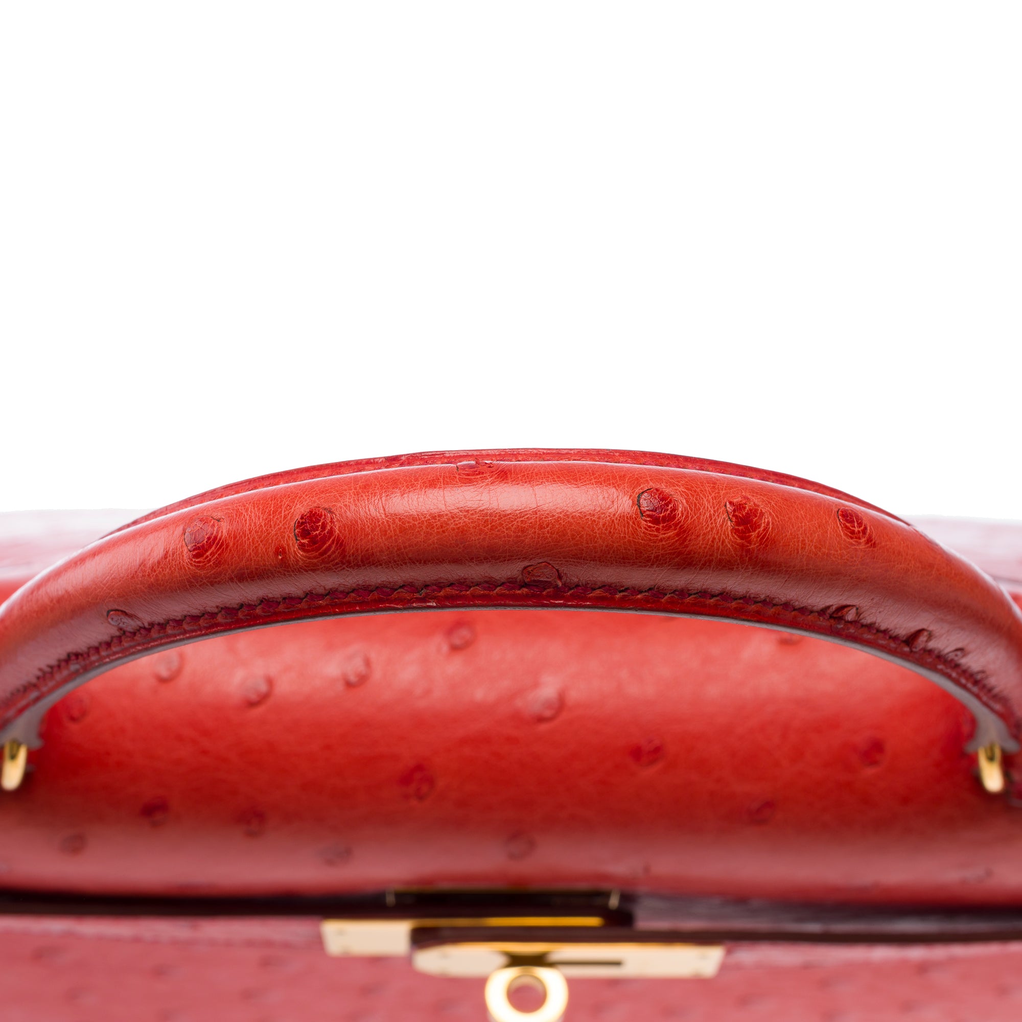 Sac HERMES Kelly 28 en Cuirs exotiques Rouge - 103691