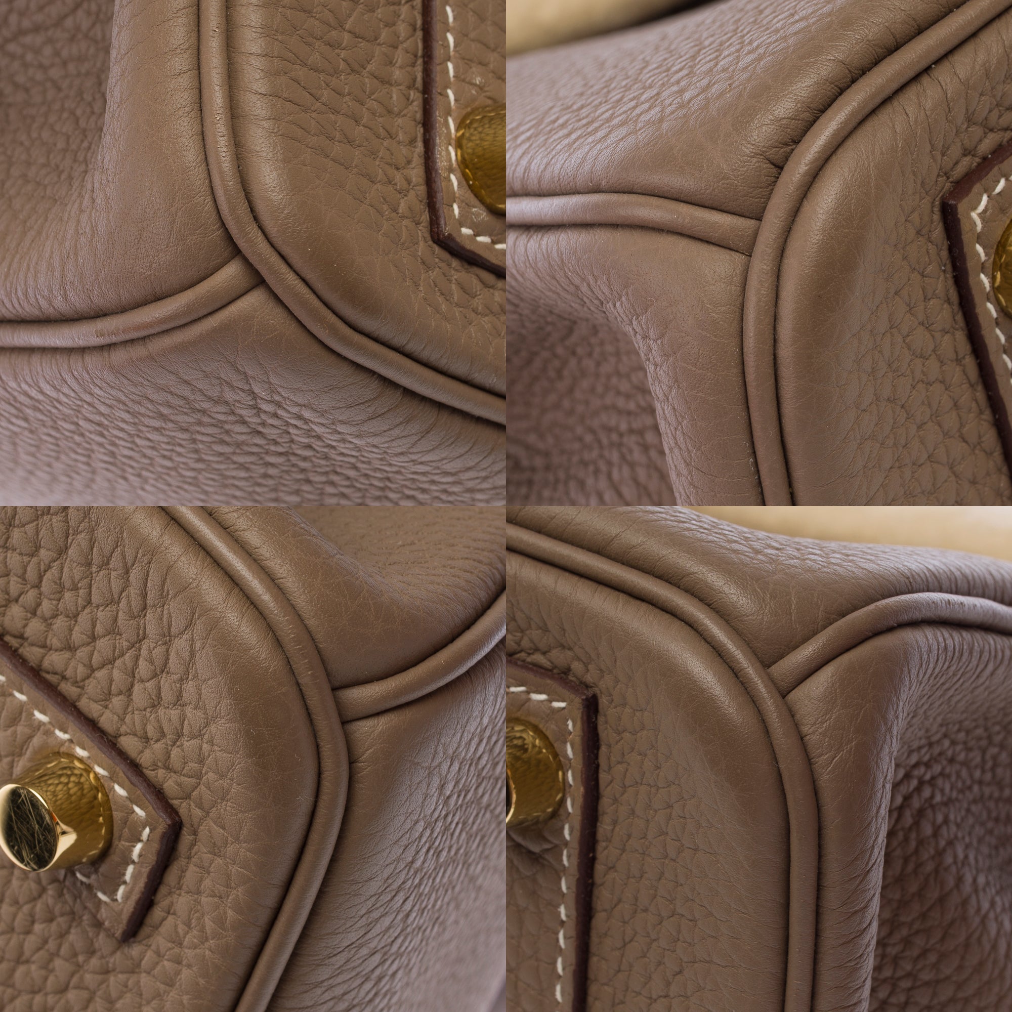 Sac HERMES Birkin 30 en Cuir Gris - 103700