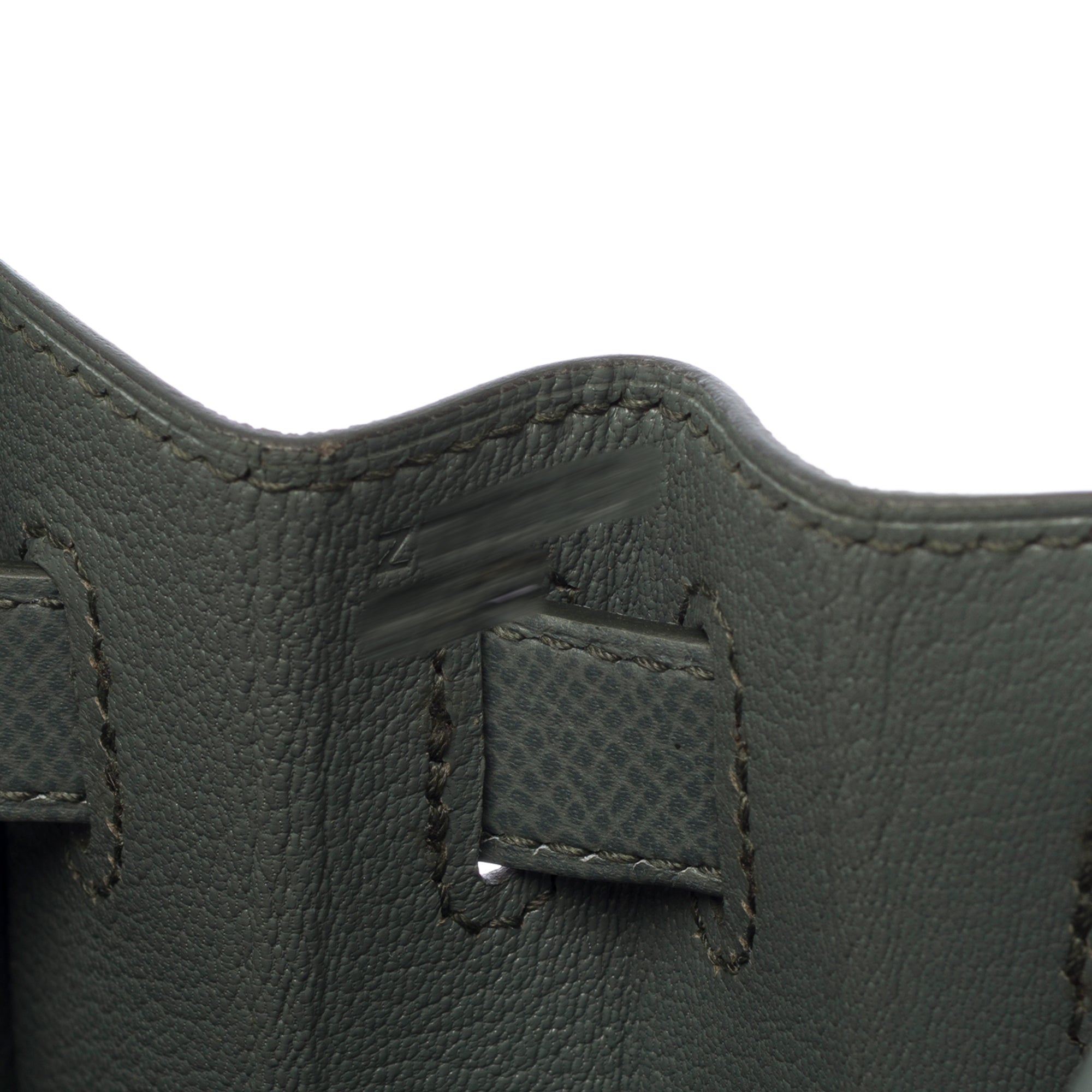 Sac HERMES Kelly 28 en Cuir Vert - 103701