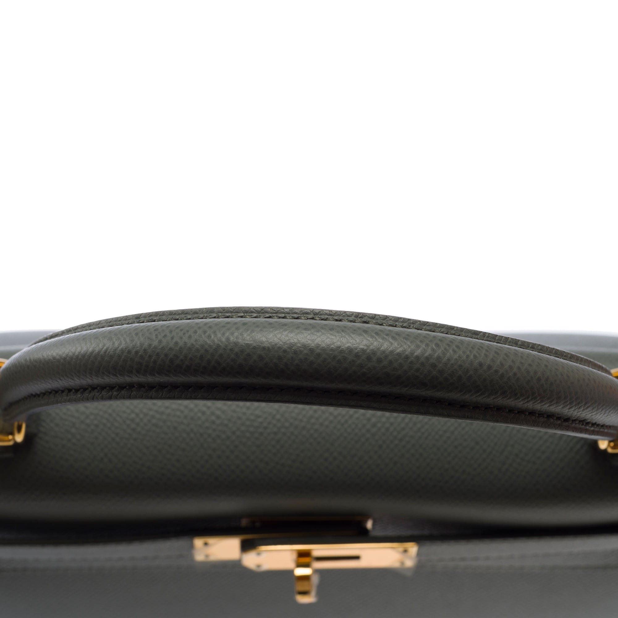 Sac HERMES Kelly 28 en Cuir Vert - 103701