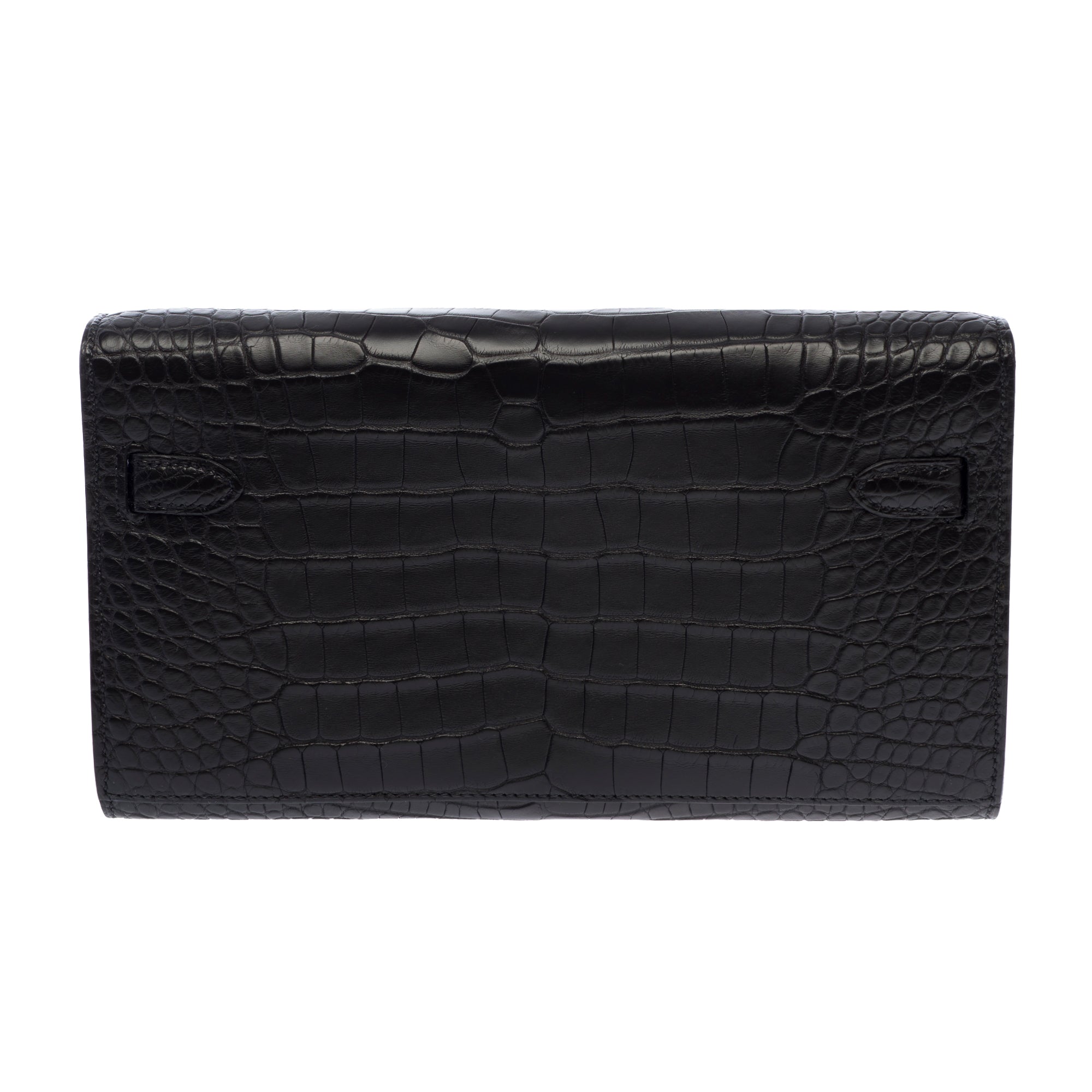 Sac HERMES Kelly to go en Cuirs exotiques Noir - 103689