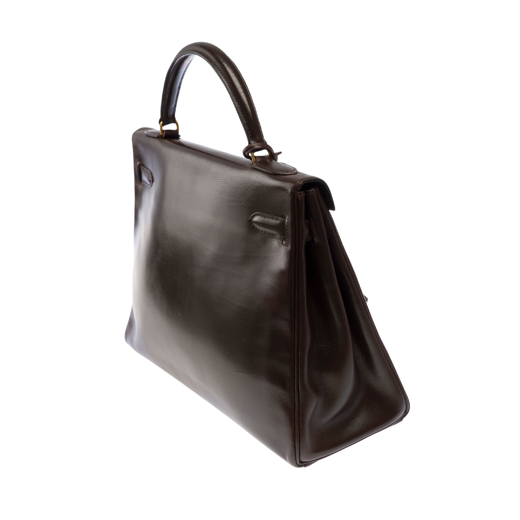 Sac HERMES Kelly 32 en Cuir Marron - 103605