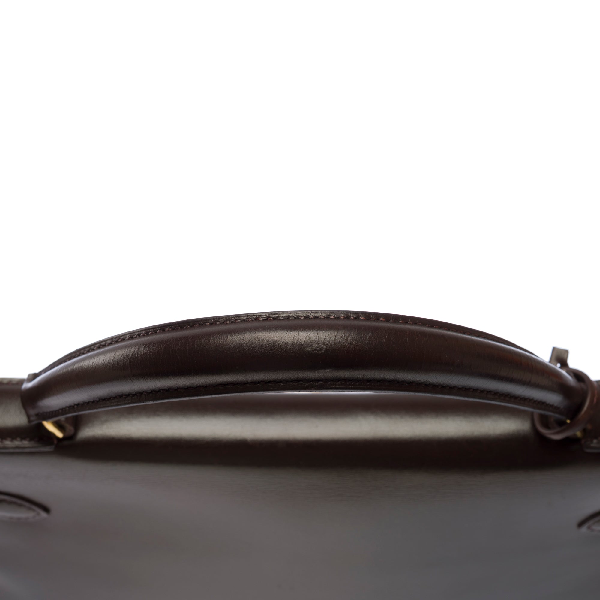 Sac HERMES Kelly 32 en Cuir Marron - 103605