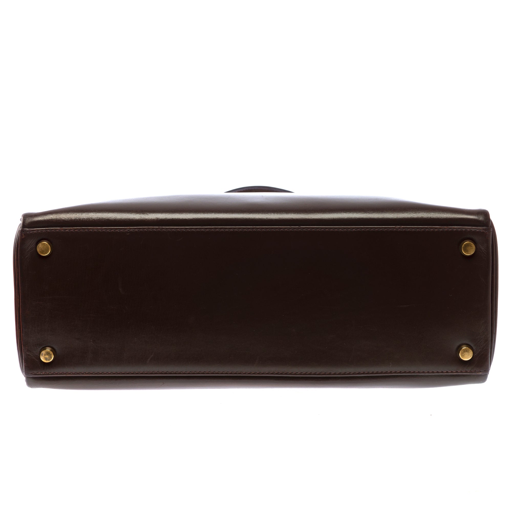 Sac HERMES Kelly 32 en Cuir Marron - 103605