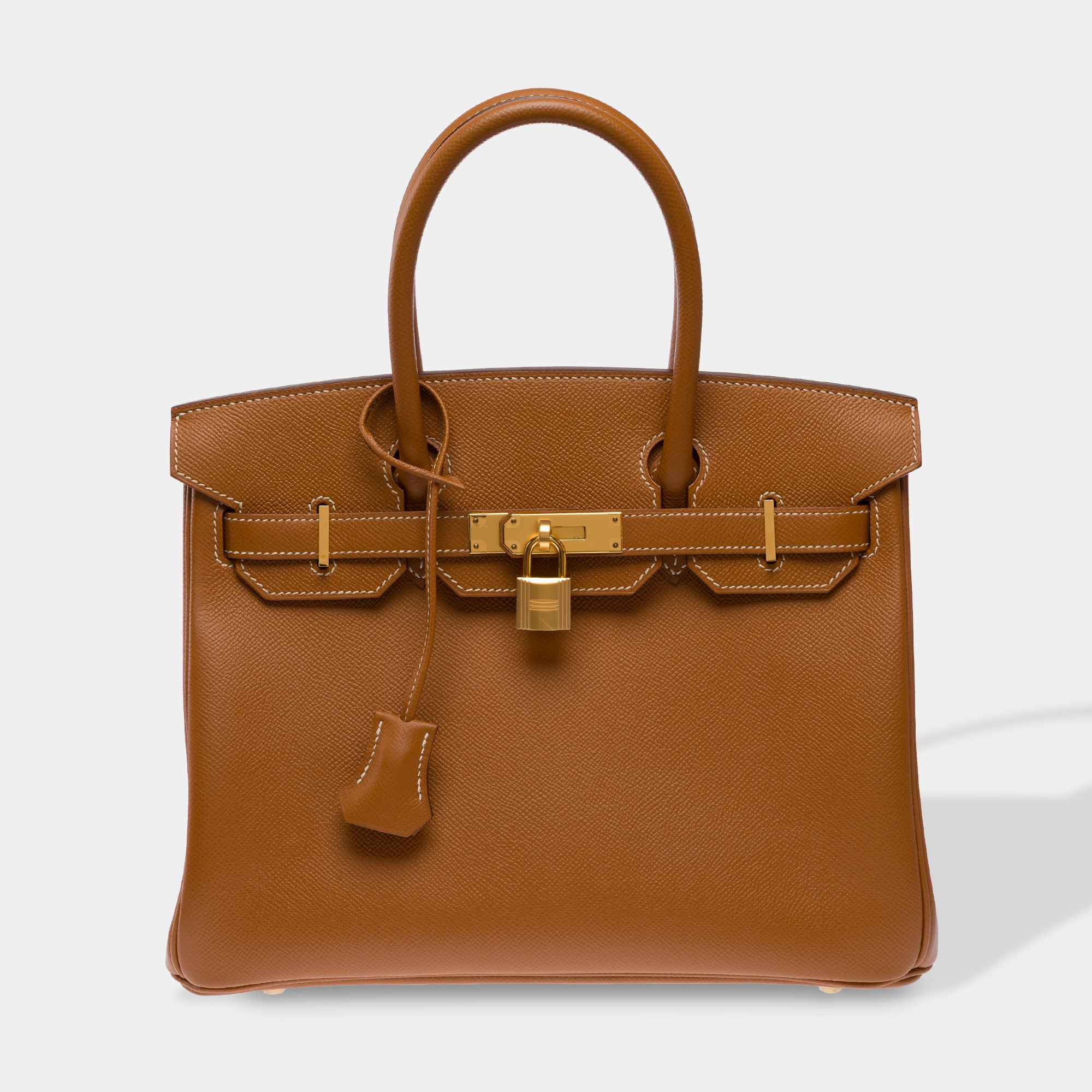 Sac HERMES Birkin 30 en Cuir Doré - 103711