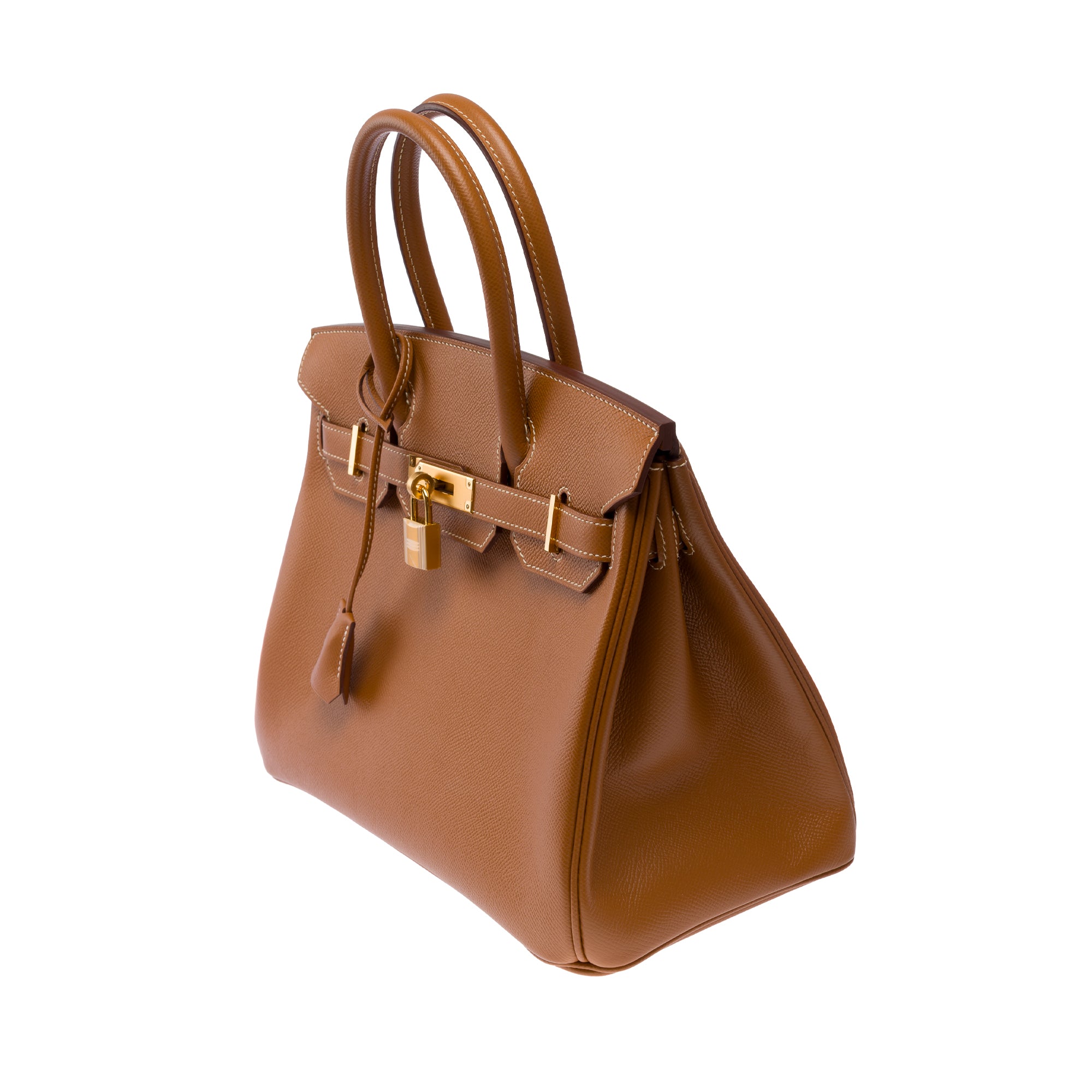 Sac HERMES Birkin 30 en Cuir Doré - 103711