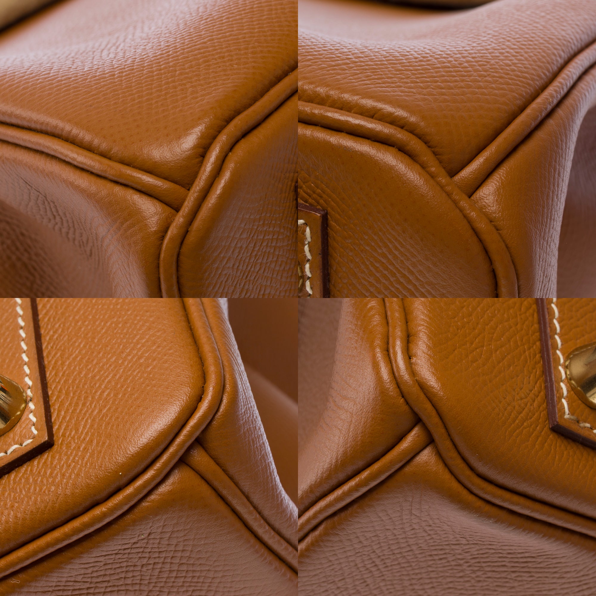 Sac HERMES Birkin 30 en Cuir Doré - 103711