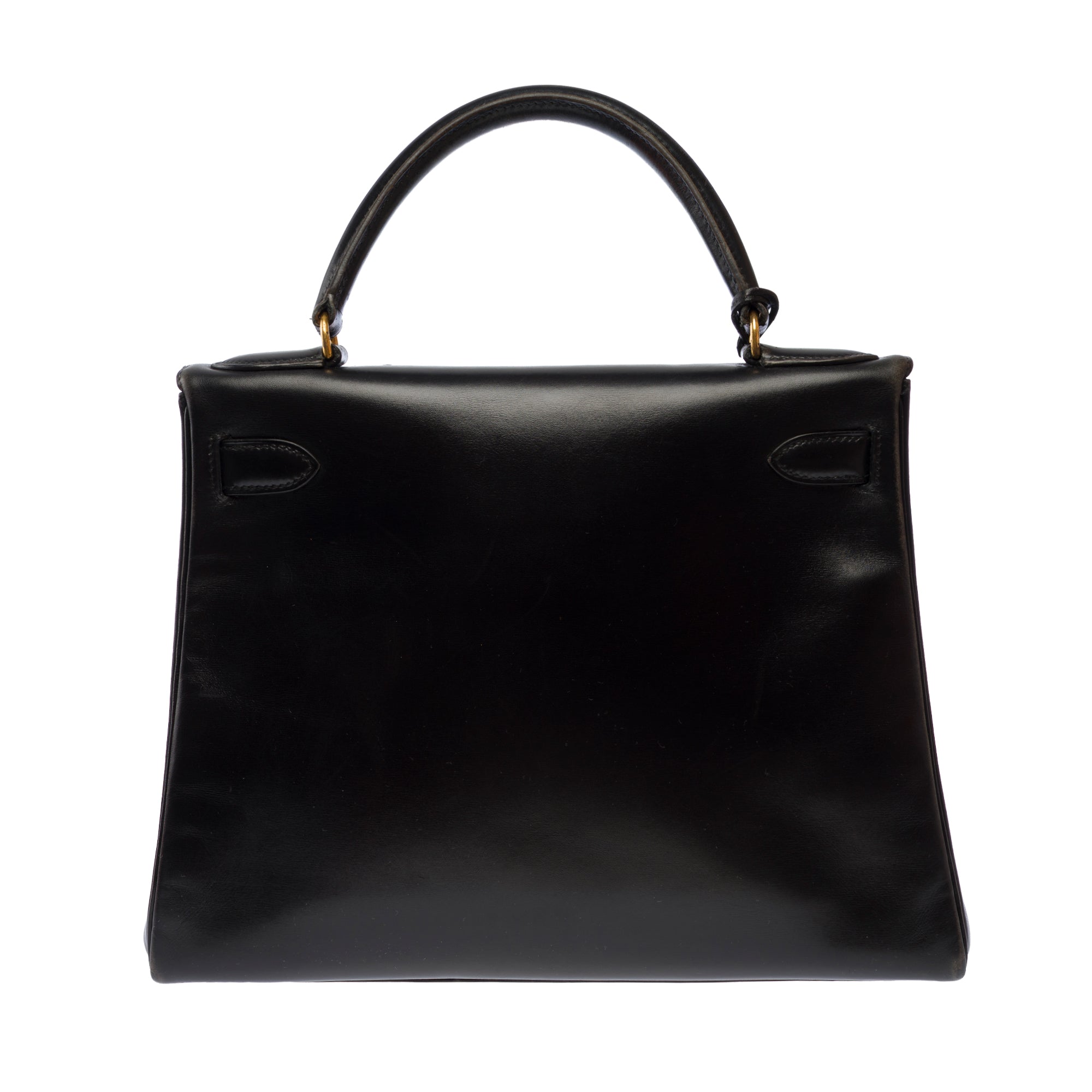 Sac HERMES Kelly 25 en Cuir Noir - 103709