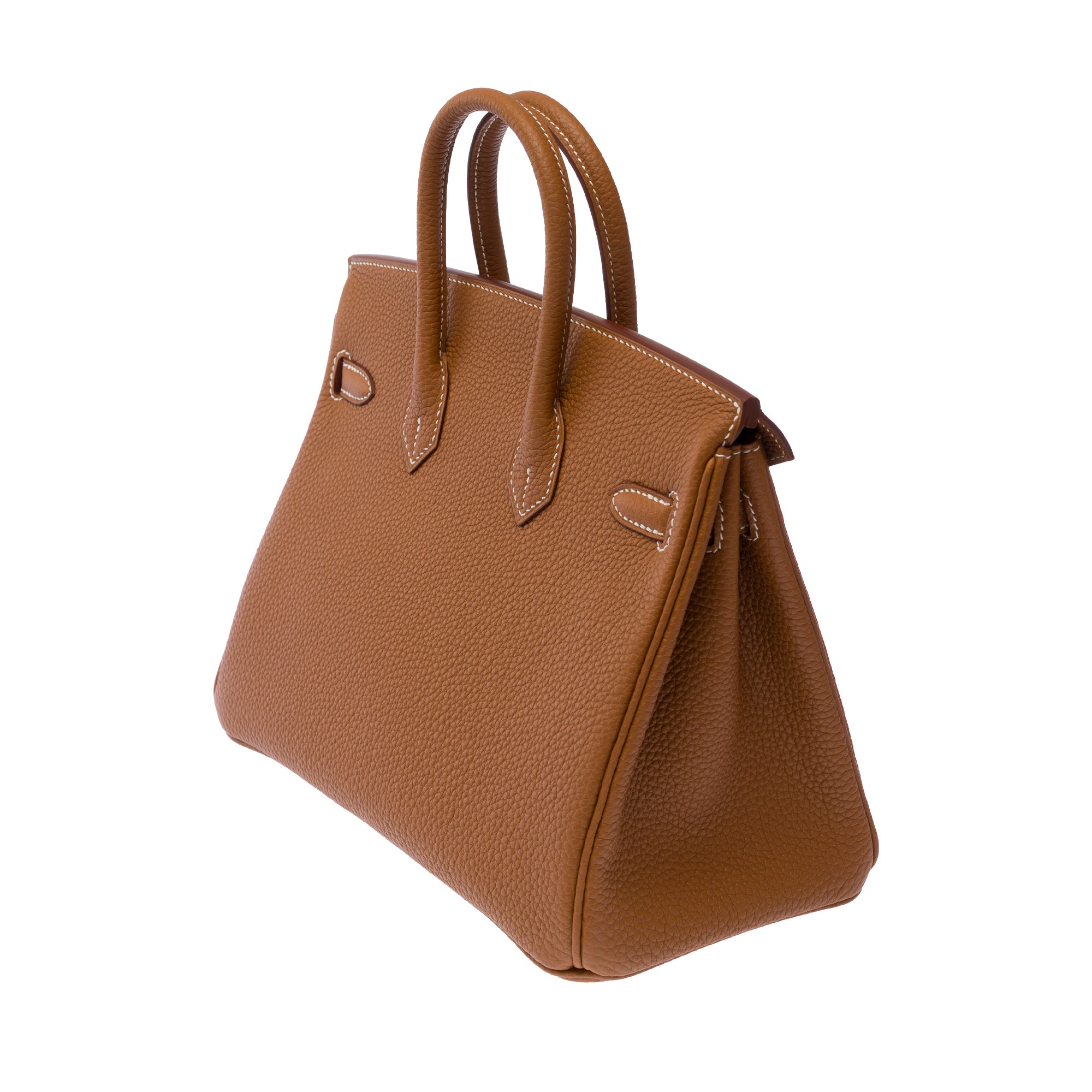 Sac HERMES Birkin 25 en Cuir Doré - 103704