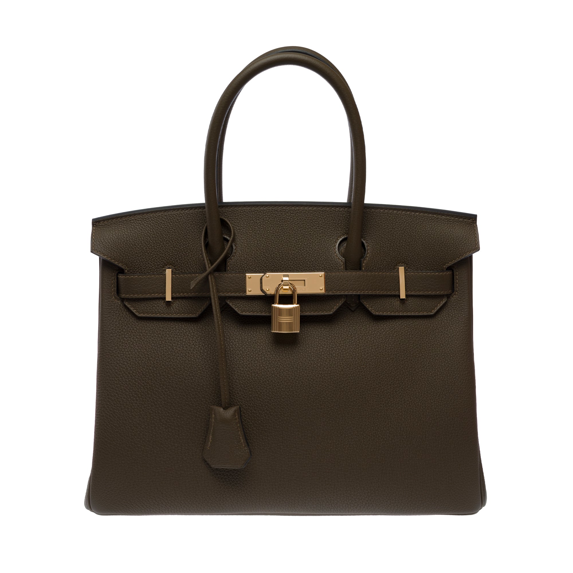 Sac HERMES Birkin 30 en Cuir Vert - 103705