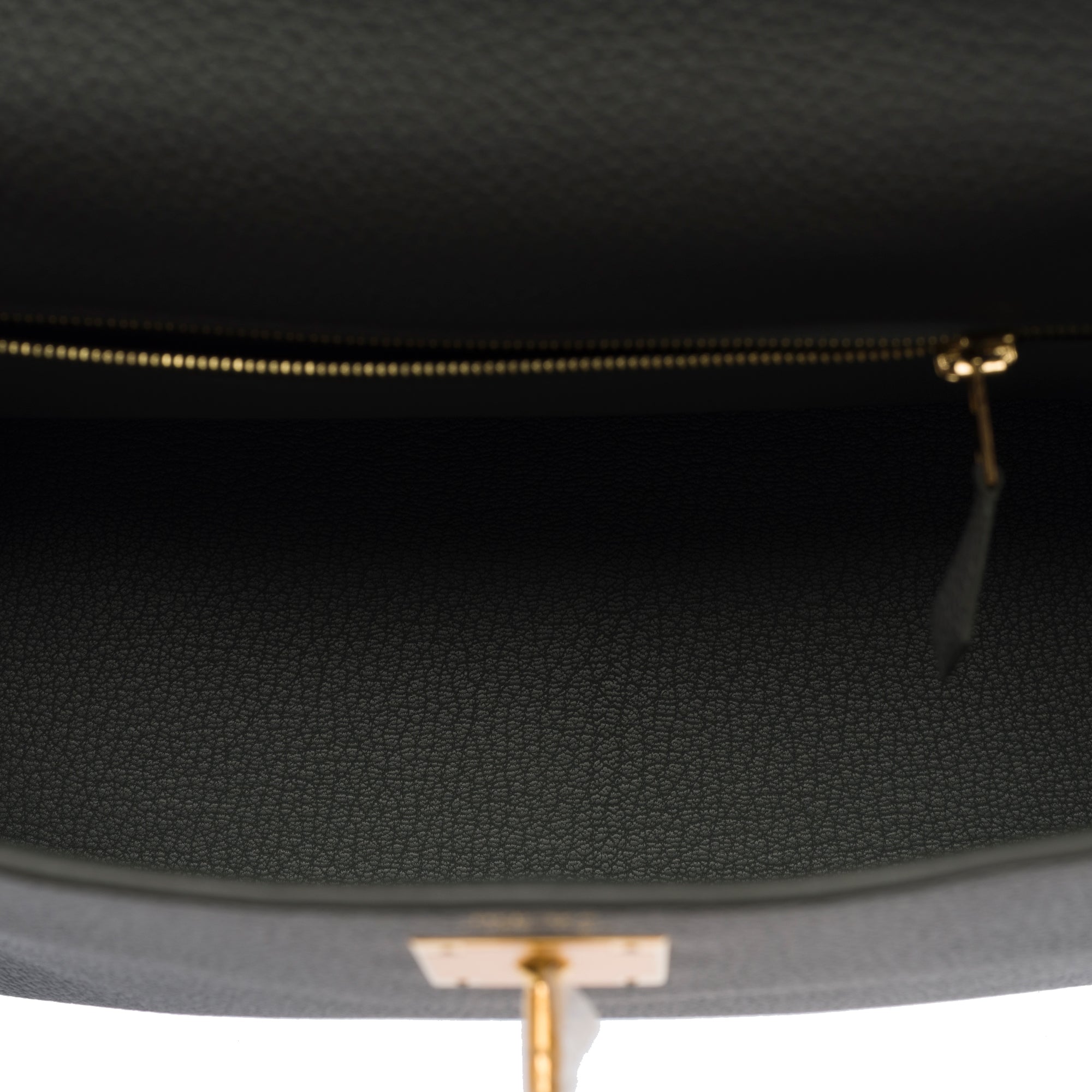 Sac HERMES Kelly 28 en Cuir Gris - 103696