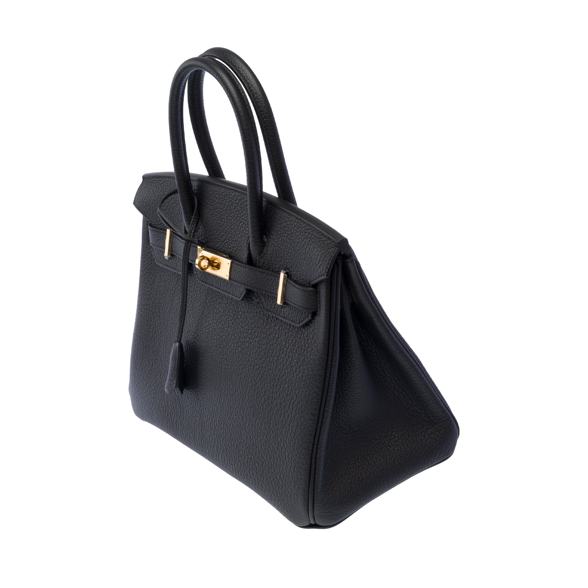Sac HERMES Birkin 30 en Cuir Noir - 103715