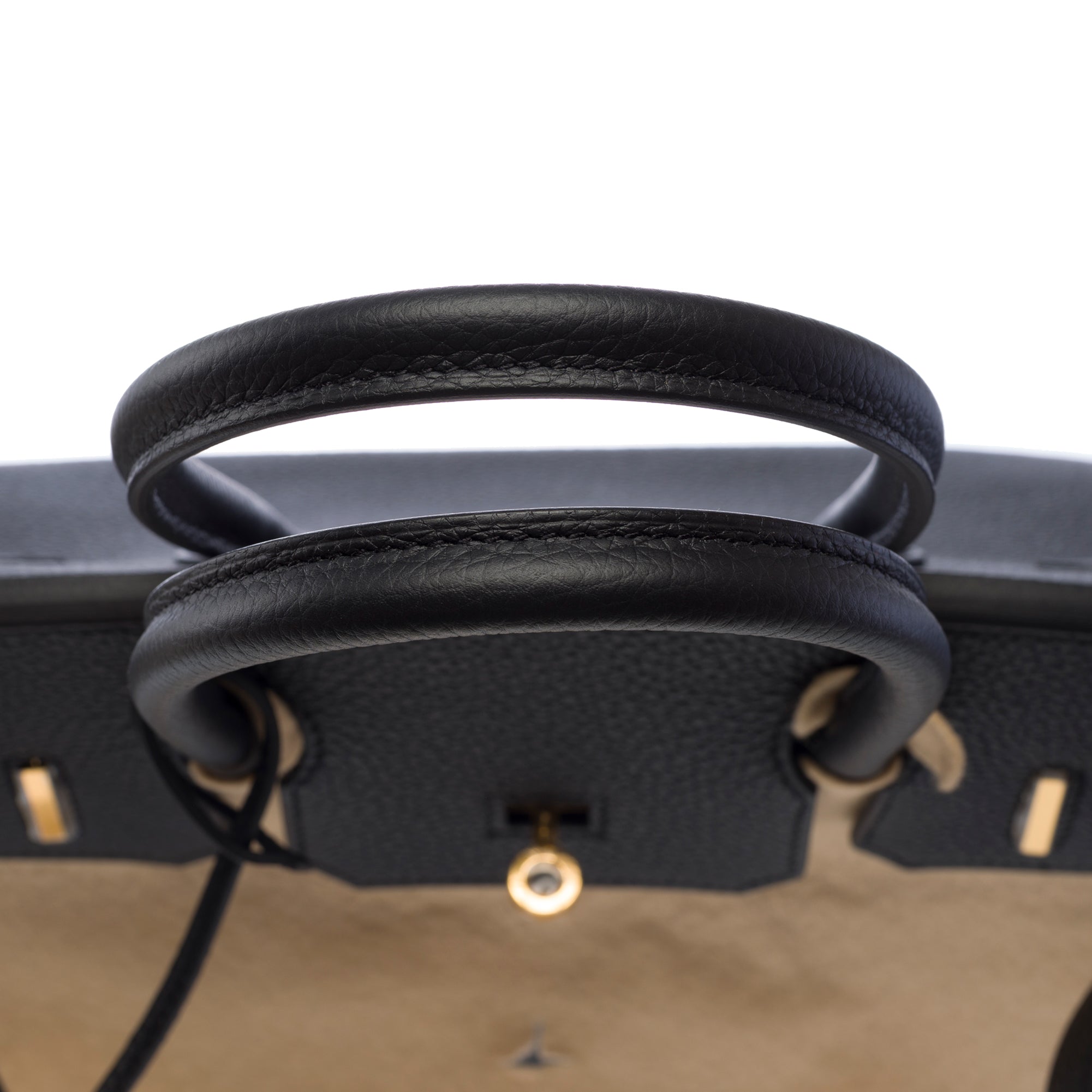 Sac HERMES Birkin 30 en Cuir Noir - 103715