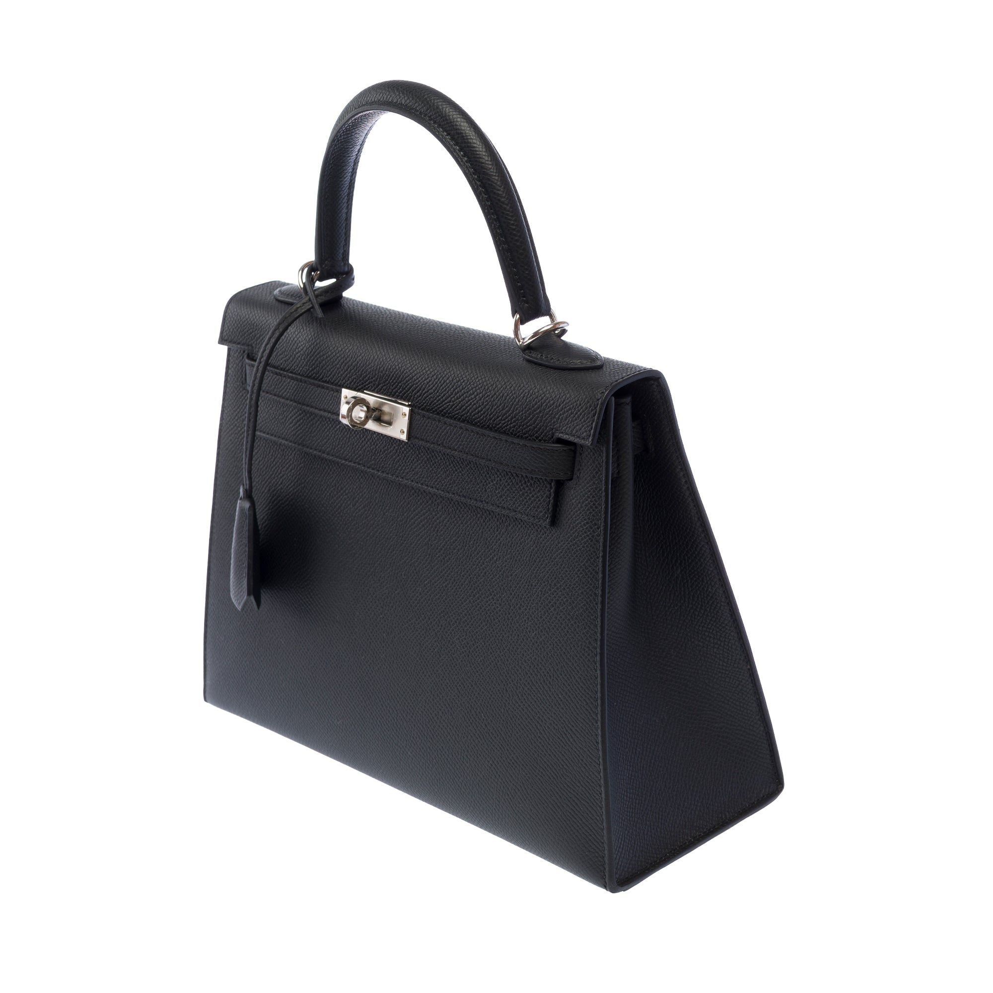 Sac HERMES Kelly 25 en Cuir Noir - 103706