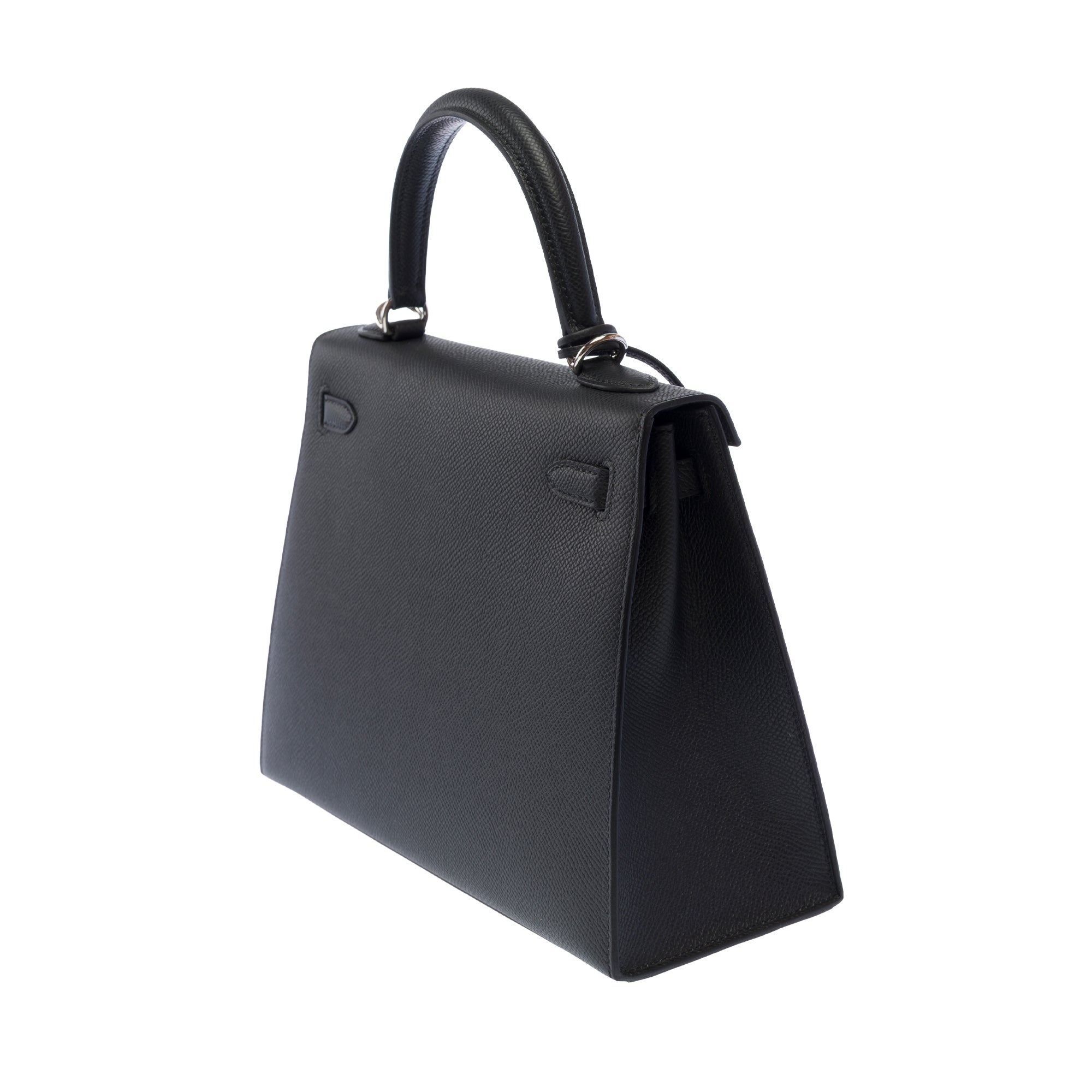 Sac HERMES Kelly 25 en Cuir Noir - 103706