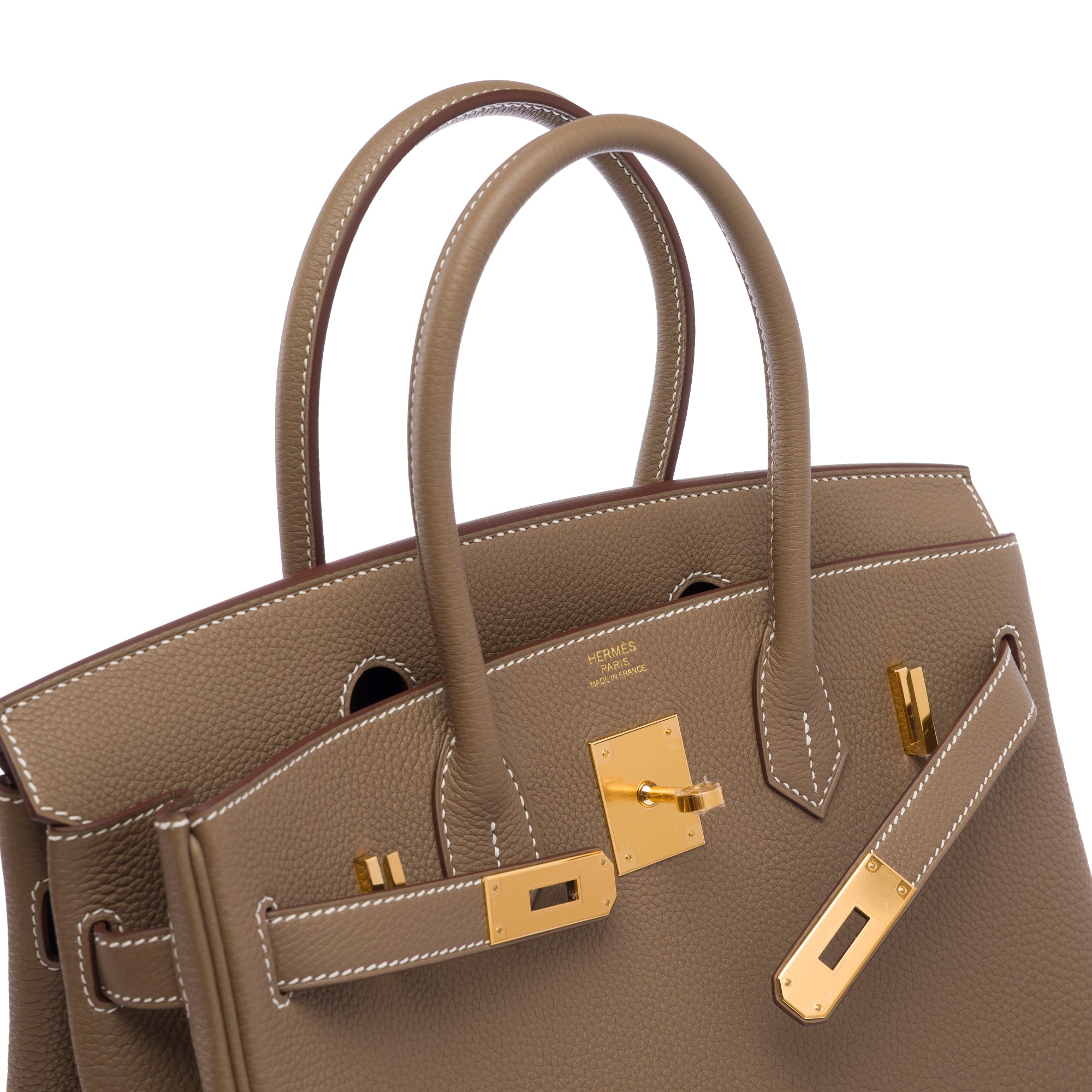 Sac HERMES Birkin 30 en Cuir Étoupe - 103716